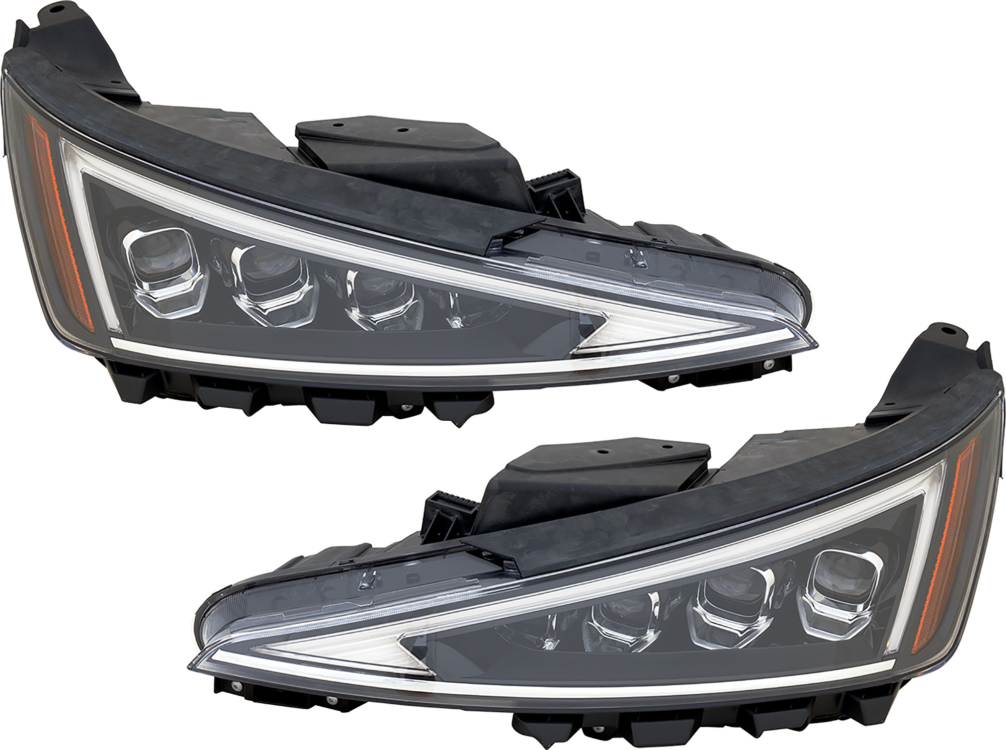 AM ELANTRA 19-20 HEAD LAMP RH AND LH Assembly LED USA Built Vehicle SKU SET RH10010159A Partslink HY2503244 HY2502244 OEM 92102F2760-92101F2760