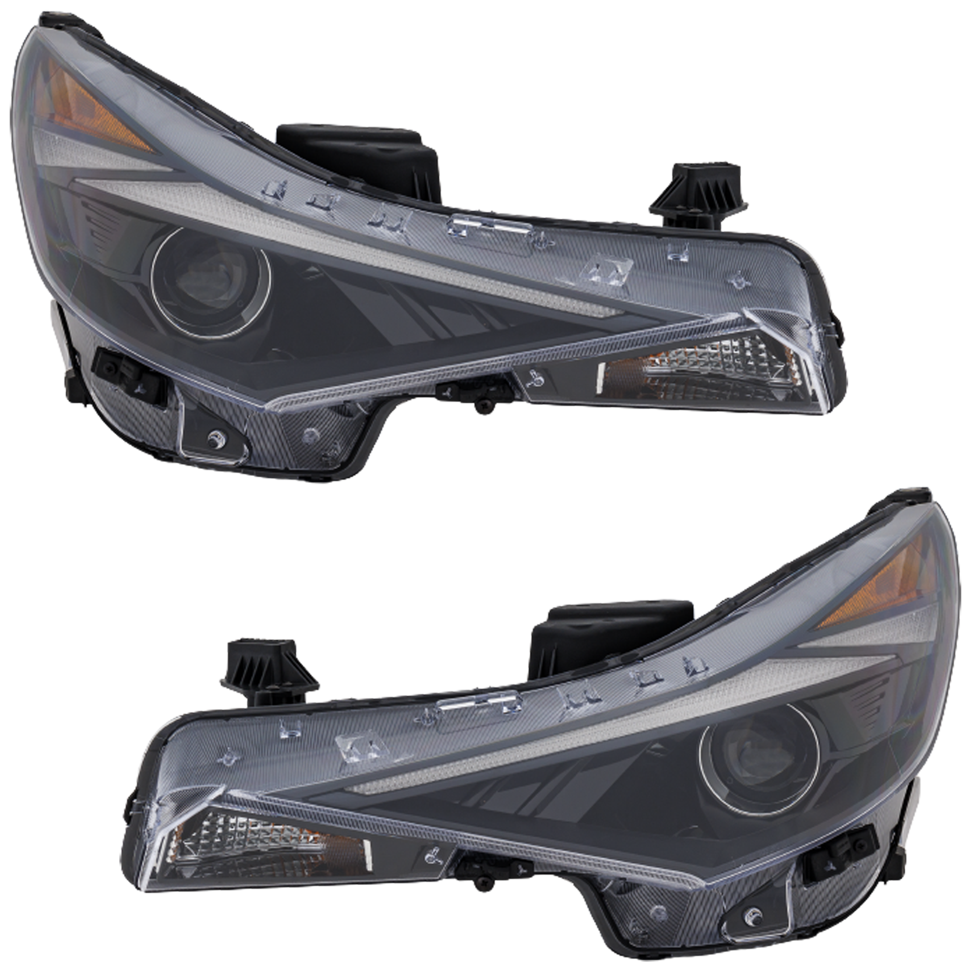 AM ELANTRA 21-23 HEAD LAMP RH AND LH Assembly Halogen Hybrid Non Hybrid USA Built Vehicle CAPA SKU SET RH10010167AQ Partslink HY2503247C HY2502247C OEM 92102AB000-92101AB000
