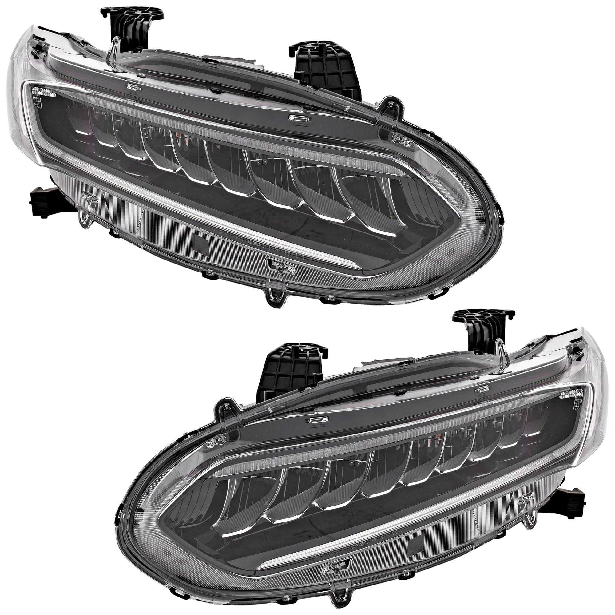 AM ACCORD 21-22 HEAD LAMP RH AND LH Assembly LED Sedan SE Sport Sport SE Models CAPA SKU SET RH10010169AQ Partslink HO2503202C HO2502202C OEM 33150TVAA41-33100TVAA41-33100T