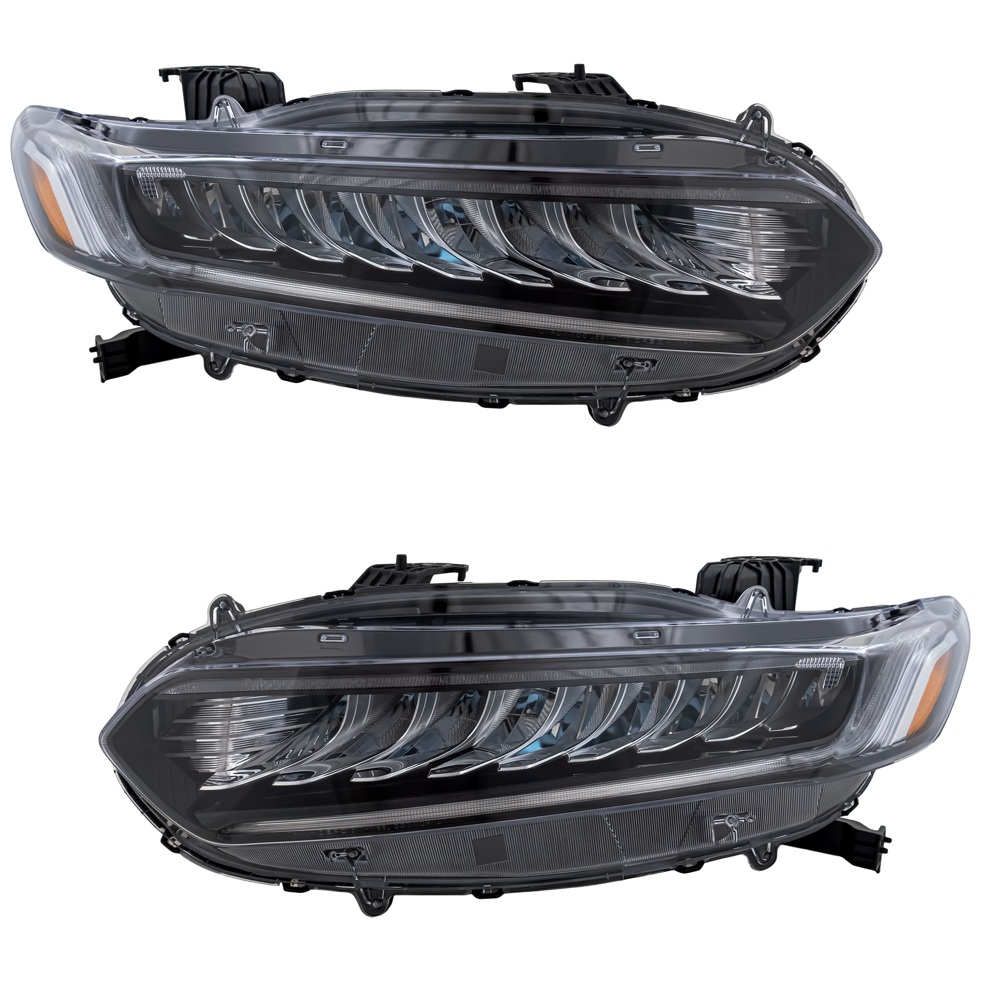AM ACCORD 18-20 HEAD LAMP RH AND LH Assembly LED Hybrid Touring Model CAPA SKU SET RH10010183AQ Partslink HO2503194C HO2502194C OEM 33100TVAA61-33150TVAA61