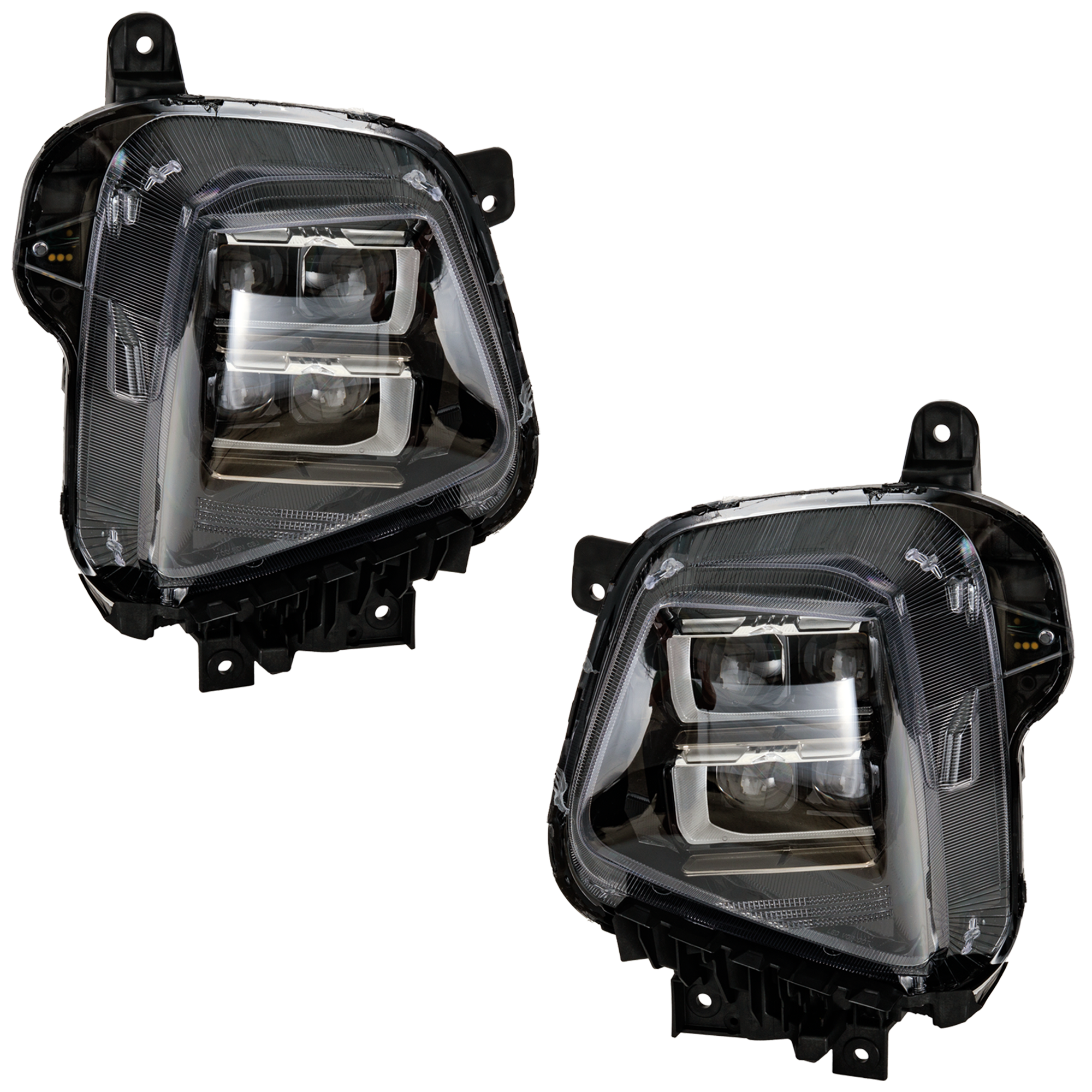 AM TUCSON 22-23 HEAD LAMP RH AND LH Assembly LED Projector Type Limited Model USA Built Vehicle SKU SET RH10010193A Partslink HY2503255 HY2502255 OEM 92102CW100-92101CW100