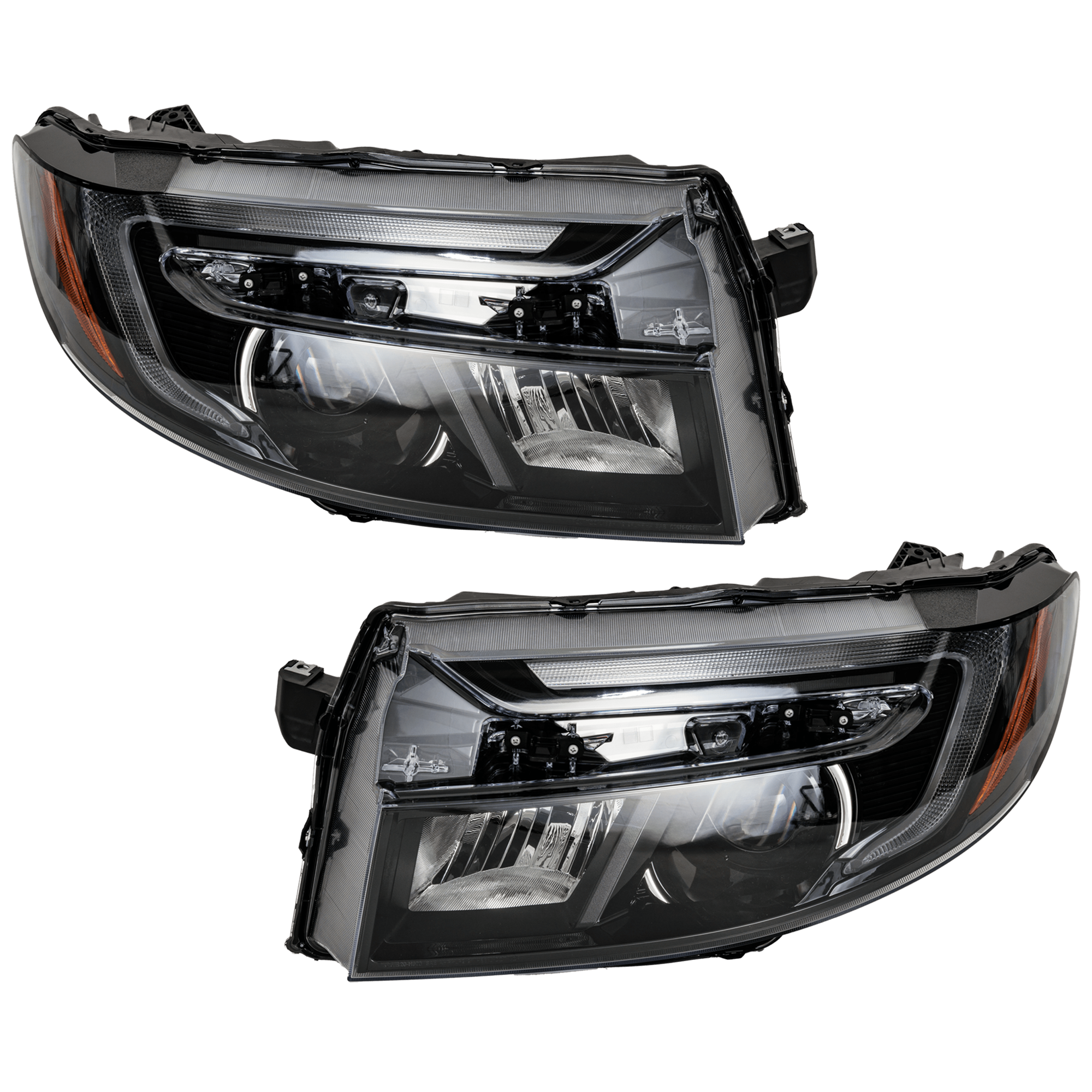 AM RIDGELINE 21-25 HEAD LAMP RH AND LH Assembly LED EX L RTL Sport Models CAPA SKU SET RH10010197AQ Partslink HO2503204C HO2502204C OEM 33100T6ZA01-33150T6ZA01