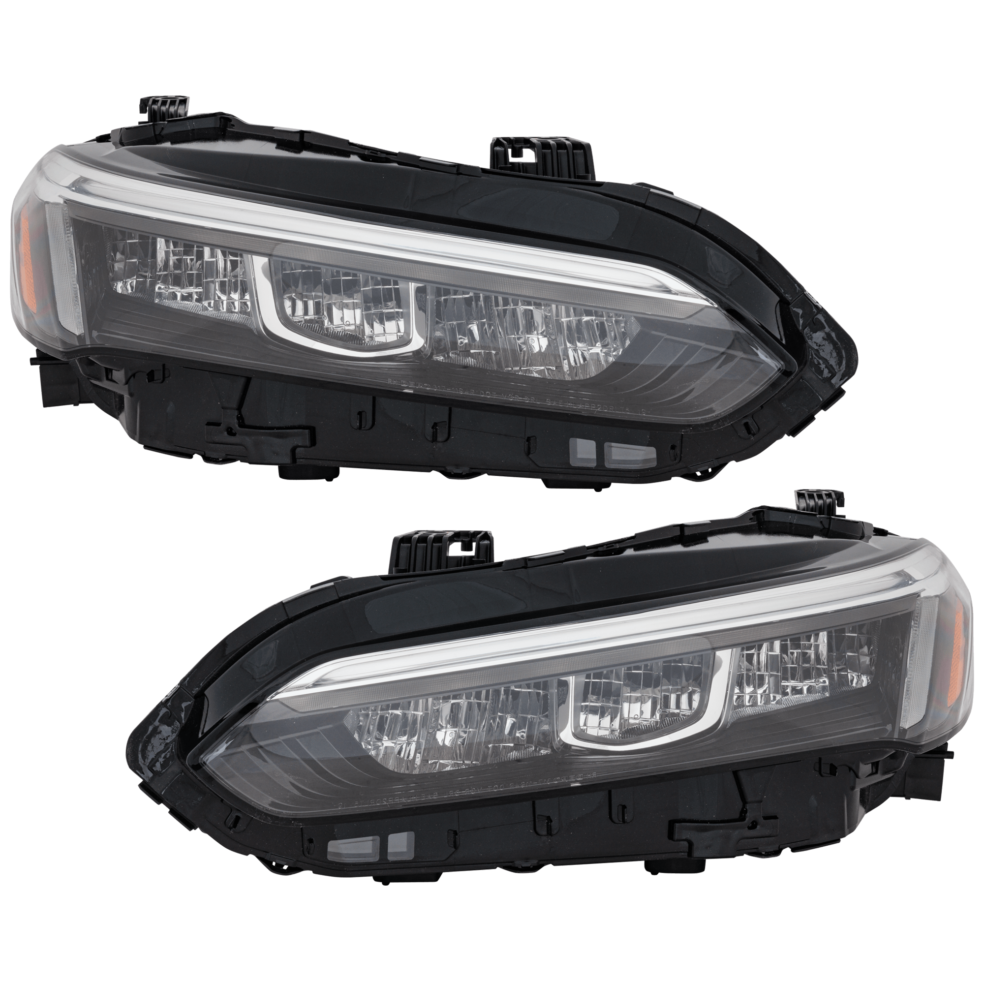 AM CIVIC 22-24 HEAD LAMP RH AND LH Assembly LED Sedan EX LX Models CAPA SKU SET RH10010201AQ Partslink HO2502205C HO2503205C OEM 33100T20A52-33150T20A52