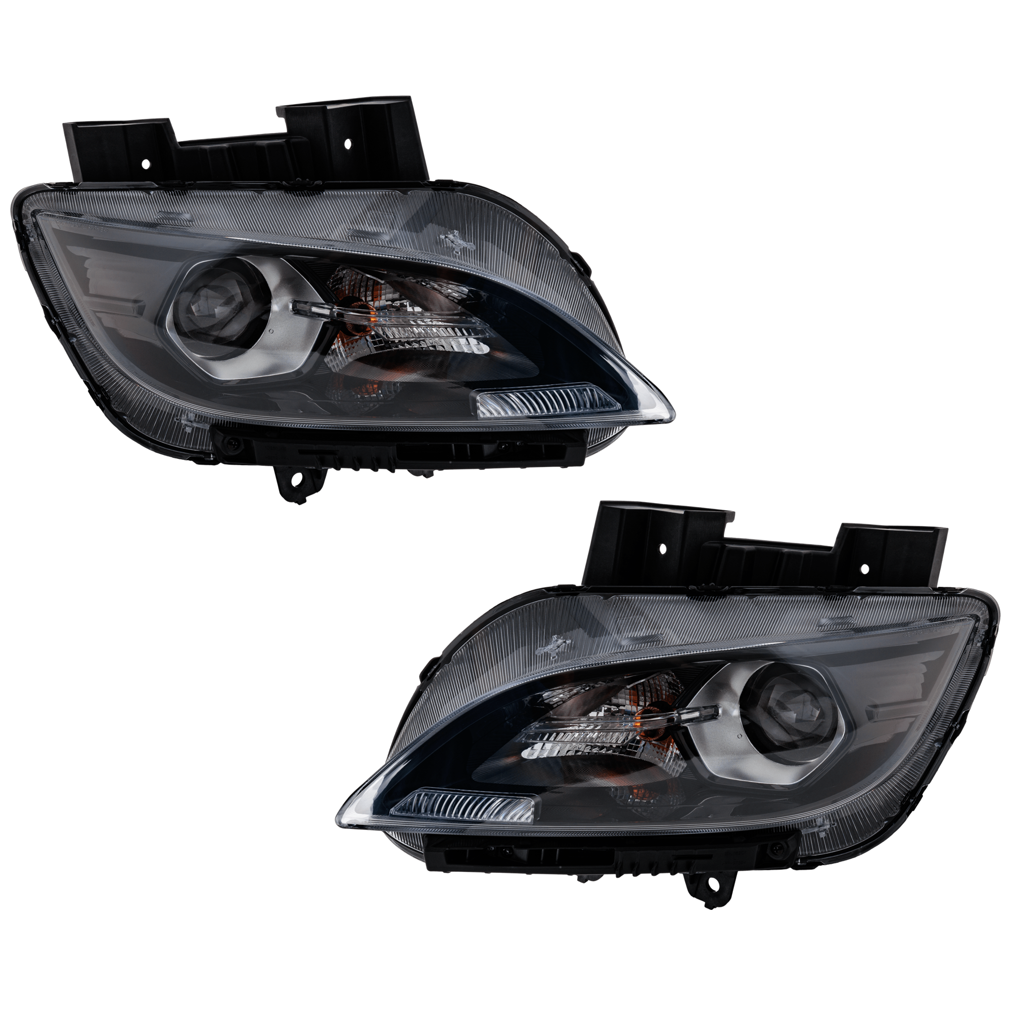 AM KONA 22-23 KONA ELECTRIC 22-22 HEAD LAMP RH AND LH Assembly Halogen KONA ELECTRIC Preferred SEL Models CAPA SKU SET RH10010223AQ Partslink HY2502257C HY2503257C OEM 92101J9520-92102J9520