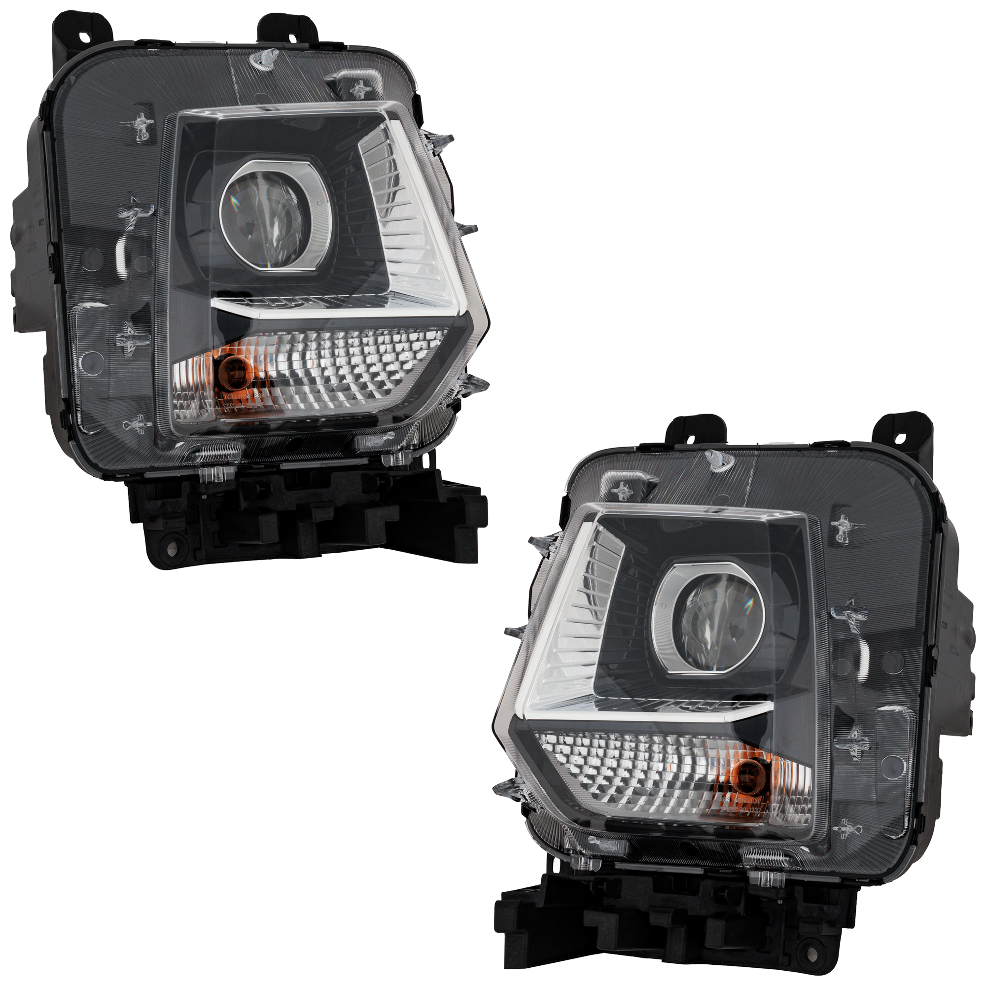 AM SANTA CRUZ 22-24 HEAD LAMP RH AND LH Assembly Halogen SE SEL Preferred Models CAPA SKU SET RH10010227AQ Partslink HY2502260C HY2503260C OEM 92101K5000-92102K5000