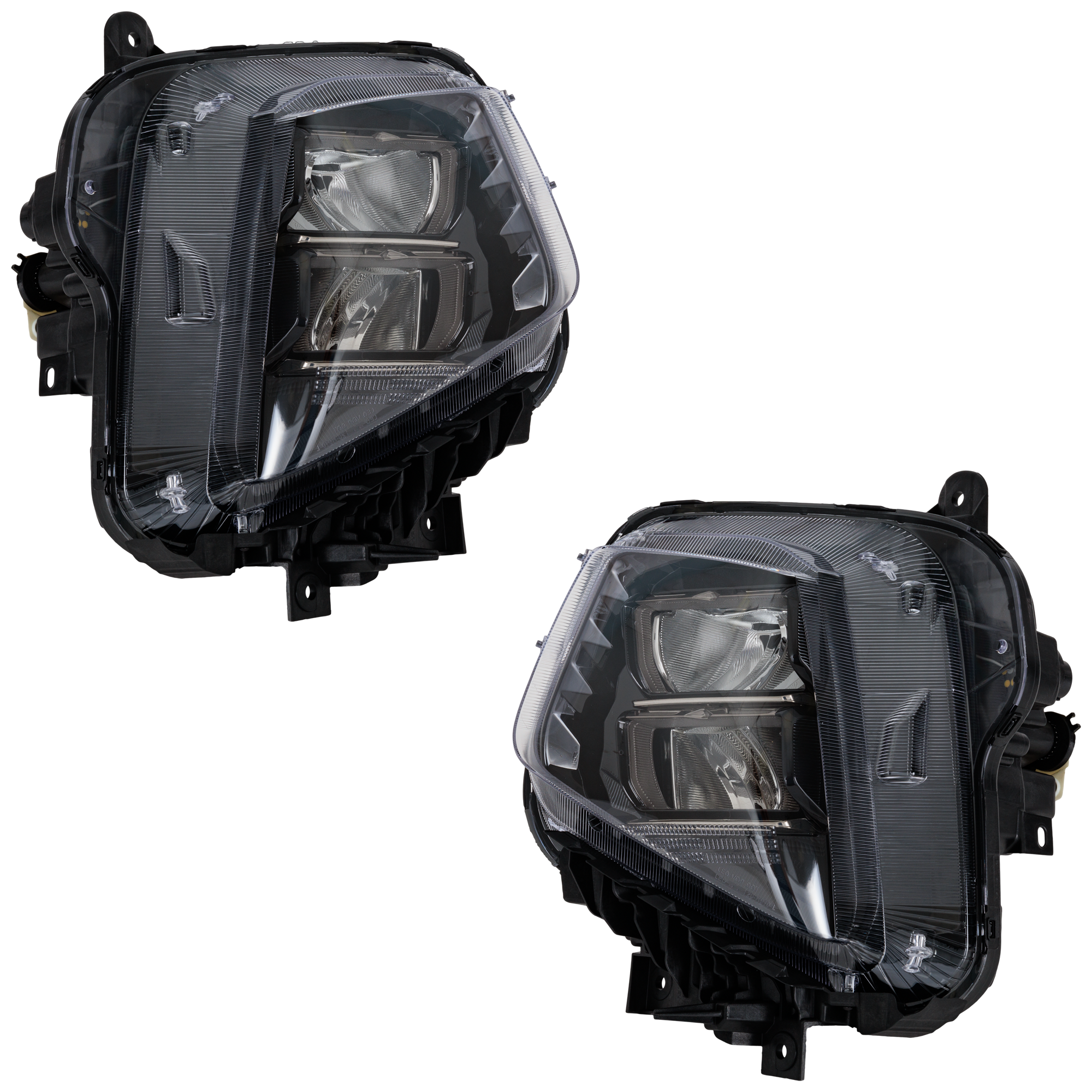 AM TUCSON 22-24 HEAD LAMP RH AND LH Assembly LED Essential Preferred N Line Models SE SEL Korea Built Vehicle Blue SEL SEL Convenience Luxury Hybrid Models CAPA SKU SET RH10010229AQ Partslink HY2502264C HY2503264C OEM 92101N9150-92102N9150