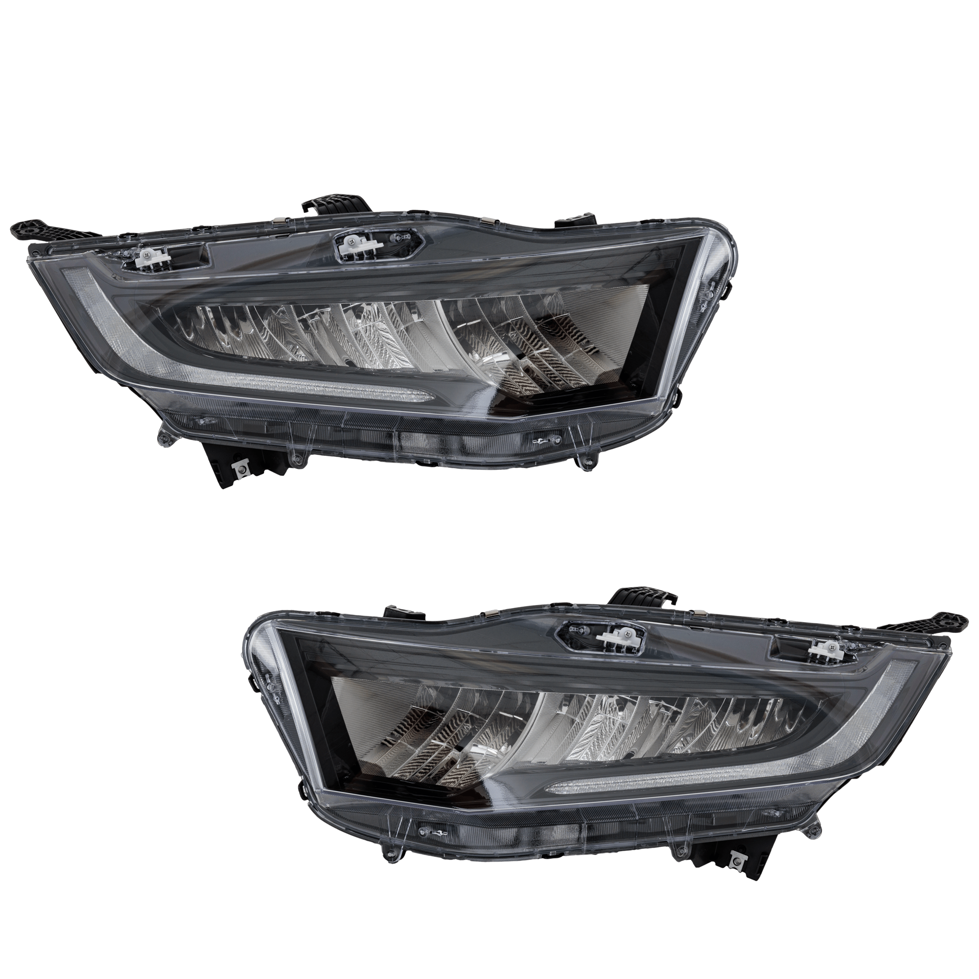 AM ODYSSEY 21-25 HEAD LAMP RH AND LH LED Assembly Black Edition Sport Models w o Side Maker Bulb and Signal Bulb SKU SET RH10010231A Partslink HO2502210 HO2503210 OEM 33100THRA41-33150THRA41