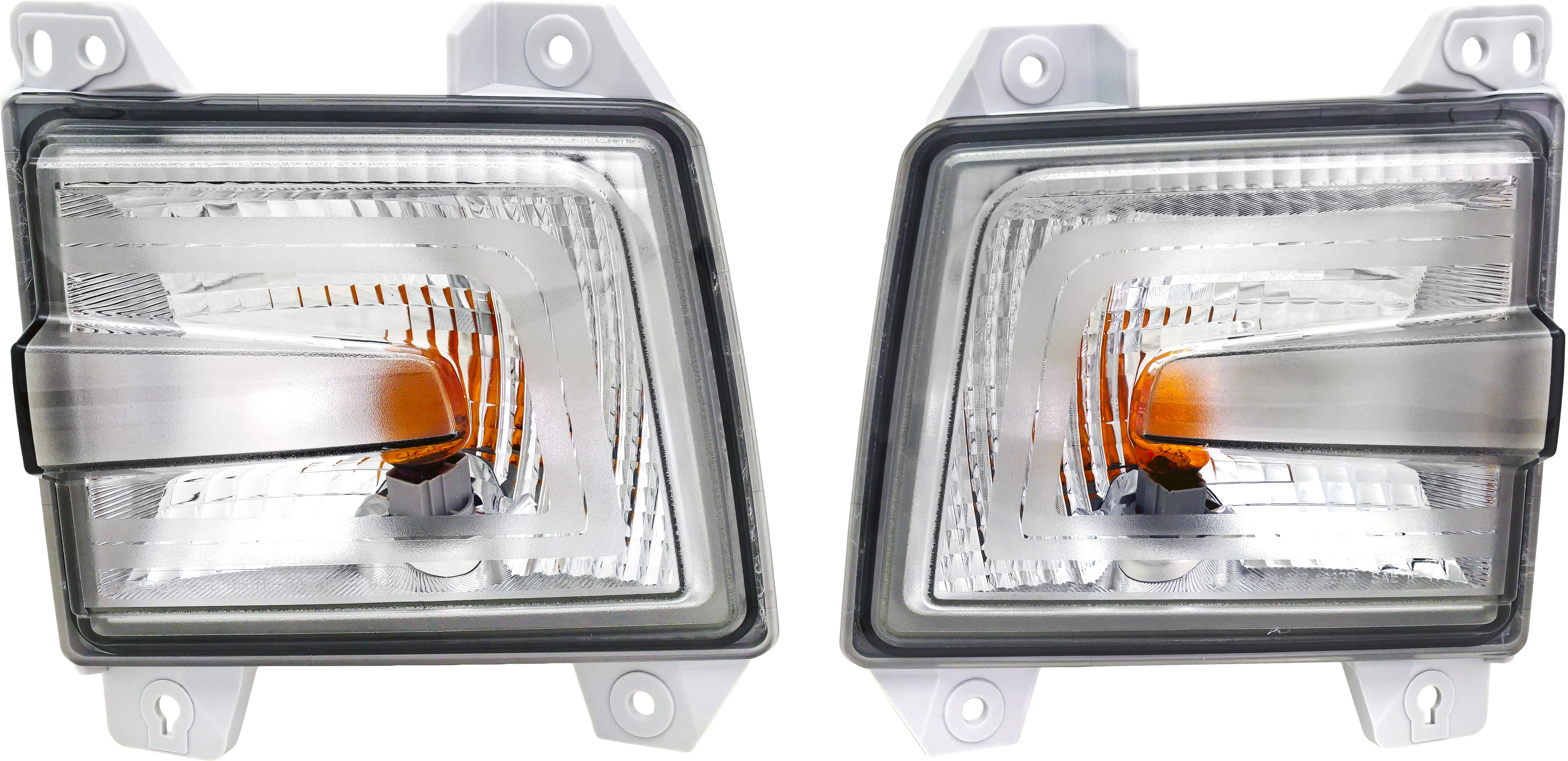 AM RIDGELINE 17-20 SIGNAL LAMP RH and LH Set of 2 Assembly w Parking Light CAPA SKU SET RH10690001Q Partslink HO2531129C HO2530129C OEM 33300T6ZA01-33350T6ZA01