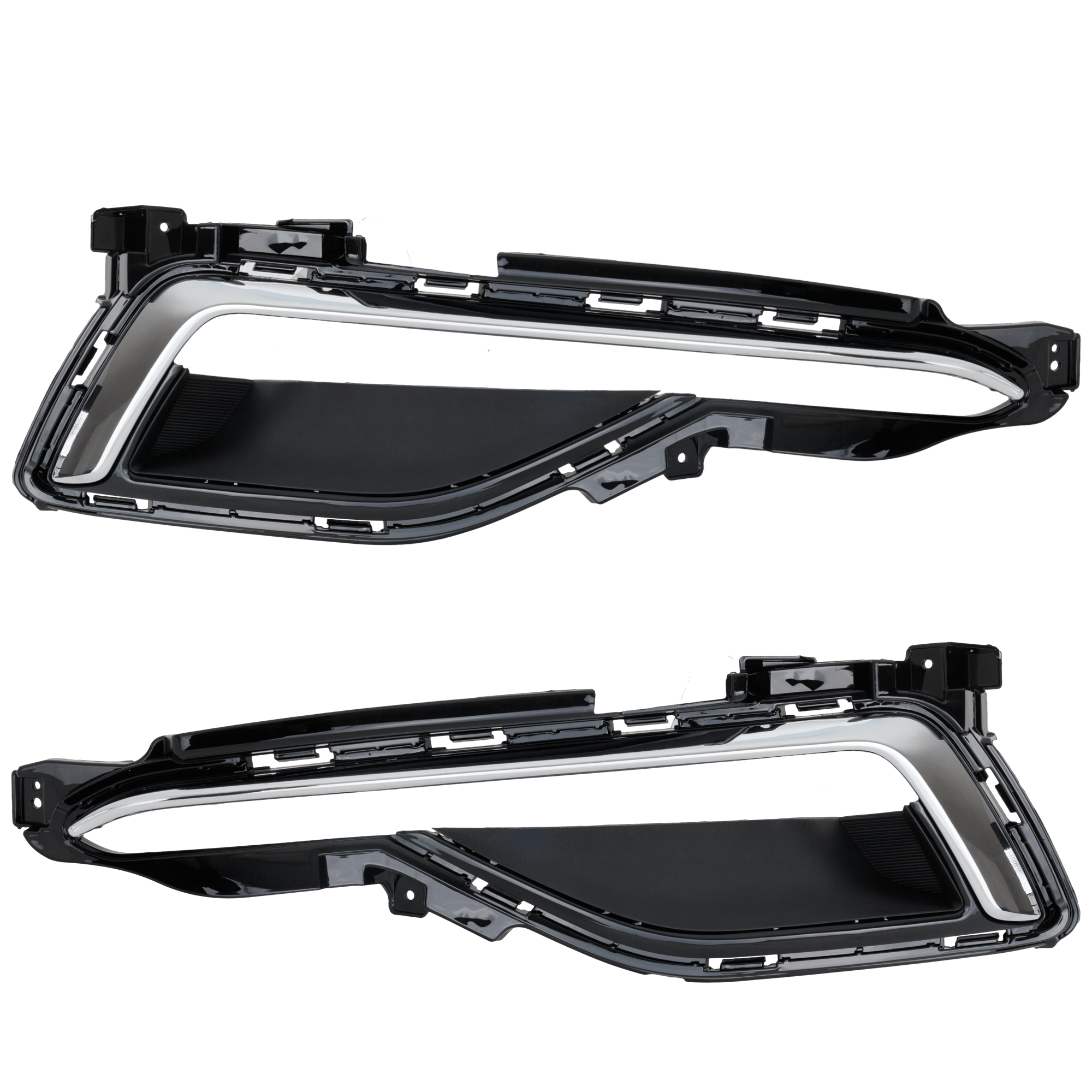 AM SONATA 15-17 FOG LAMP COVER RH AND LH w Daytime Running Light w Auto Cruise STD Type Exc. Hybrid Plug In Models SKU SET RH10770019 Partslink HY1038187 HY1039187 OEM 86521C1210PCR 86522C1210PCR