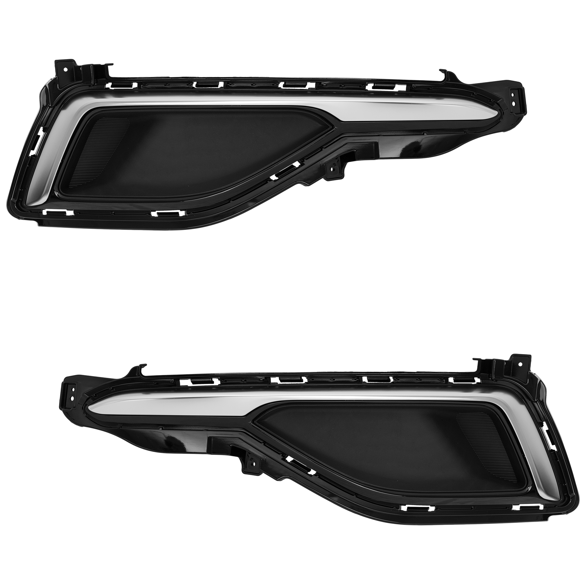 AM SONATA 15-17 FOG LAMP COVER RH AND LH w o Daytime Running Light SKU SET RH10790005 Partslink HY1038159 HY1039159 OEM 86521C1000-86522C1000SCR