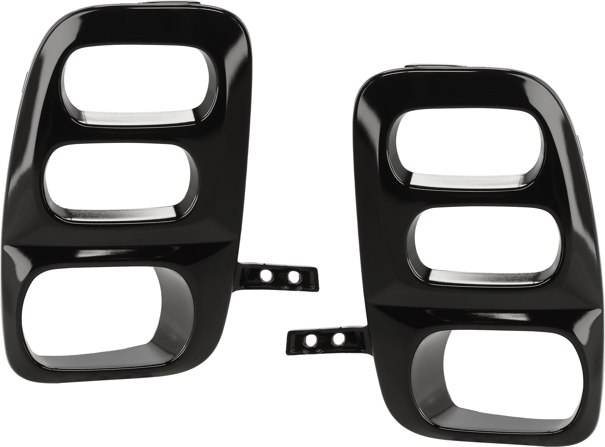 AM ODYSSEY 21-24 FRONT FOG LAMP COVER RH AND LH Black w Fog Light Holes Elite Touring Models SKU SET RH10790013 Partslink HO1039162 HO1038162 OEM 71102THRA60-71107THRA60