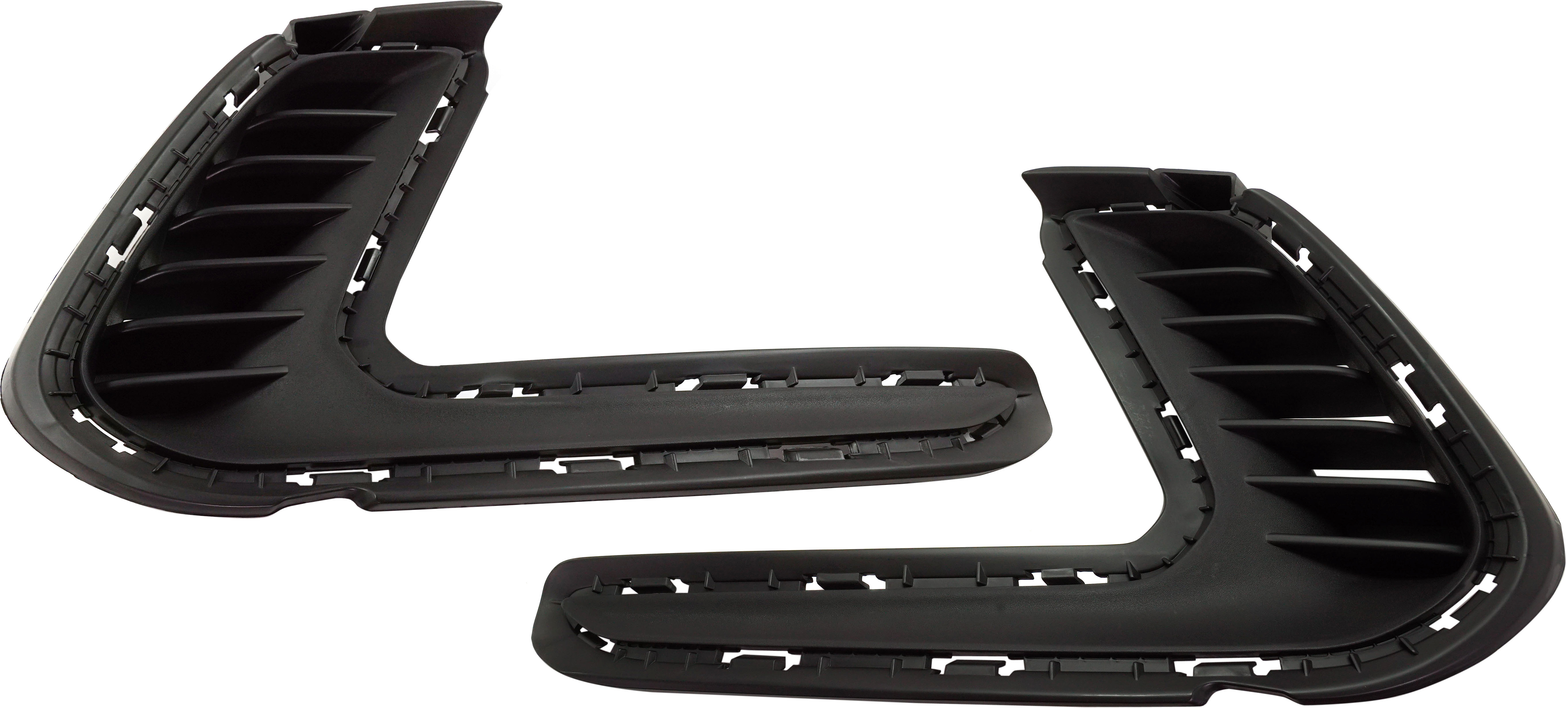 AM ELANTRA 17-18 FRONT FOG LAMP MOLDING RH AND LH Black USA Built w o Daytime Running Lights SKU SET RH10820011 Partslink HY1039125 HY1038125 OEM 86564F3000-86563F3000