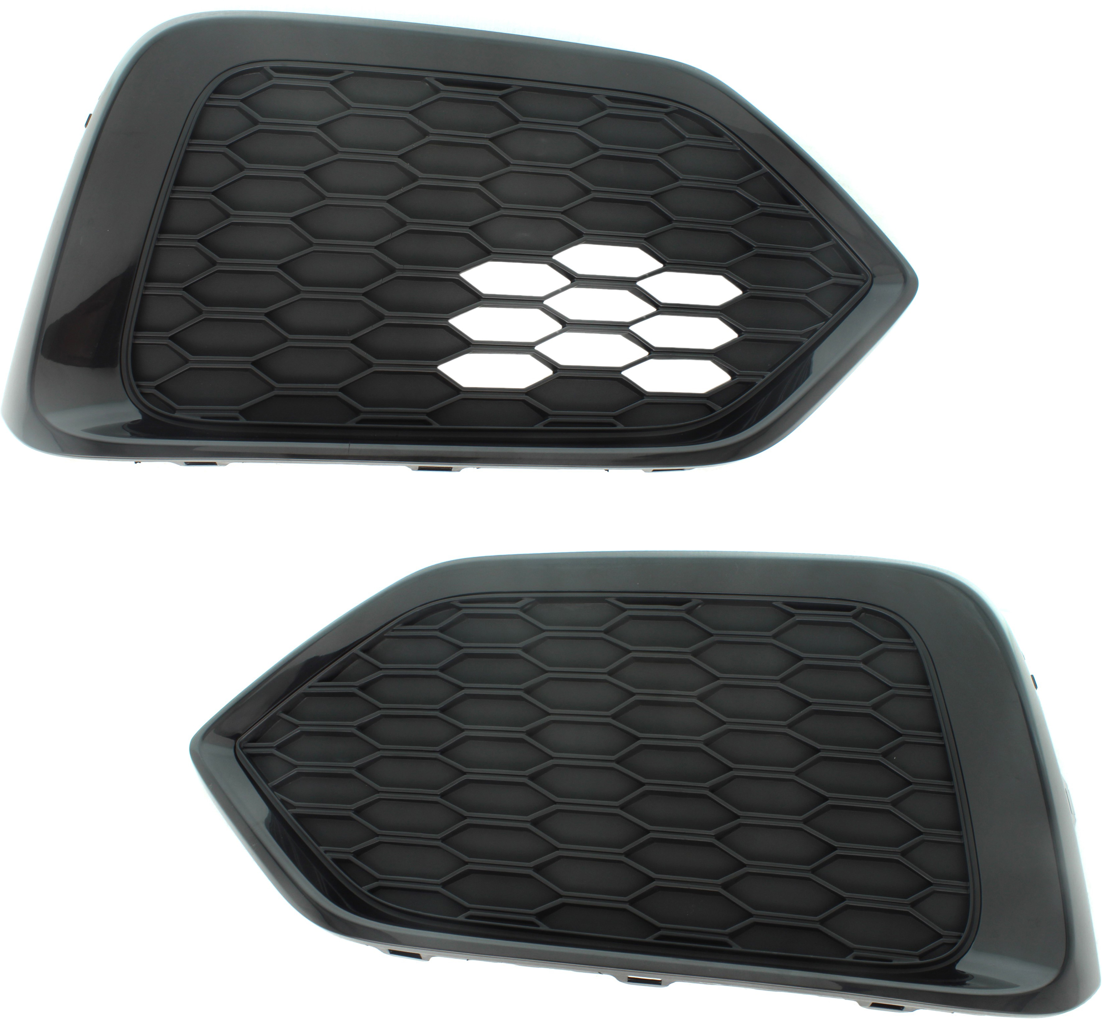 AM CIVIC 17-18 FRONT FOG LAMP COVER RH AND LH Black Bumper Side Garnish EX EX L LX Models Hatchback SKU SET RH10860001 Partslink HO1038132 HO1039132 OEM 71103TGGA00-71108TGGA00