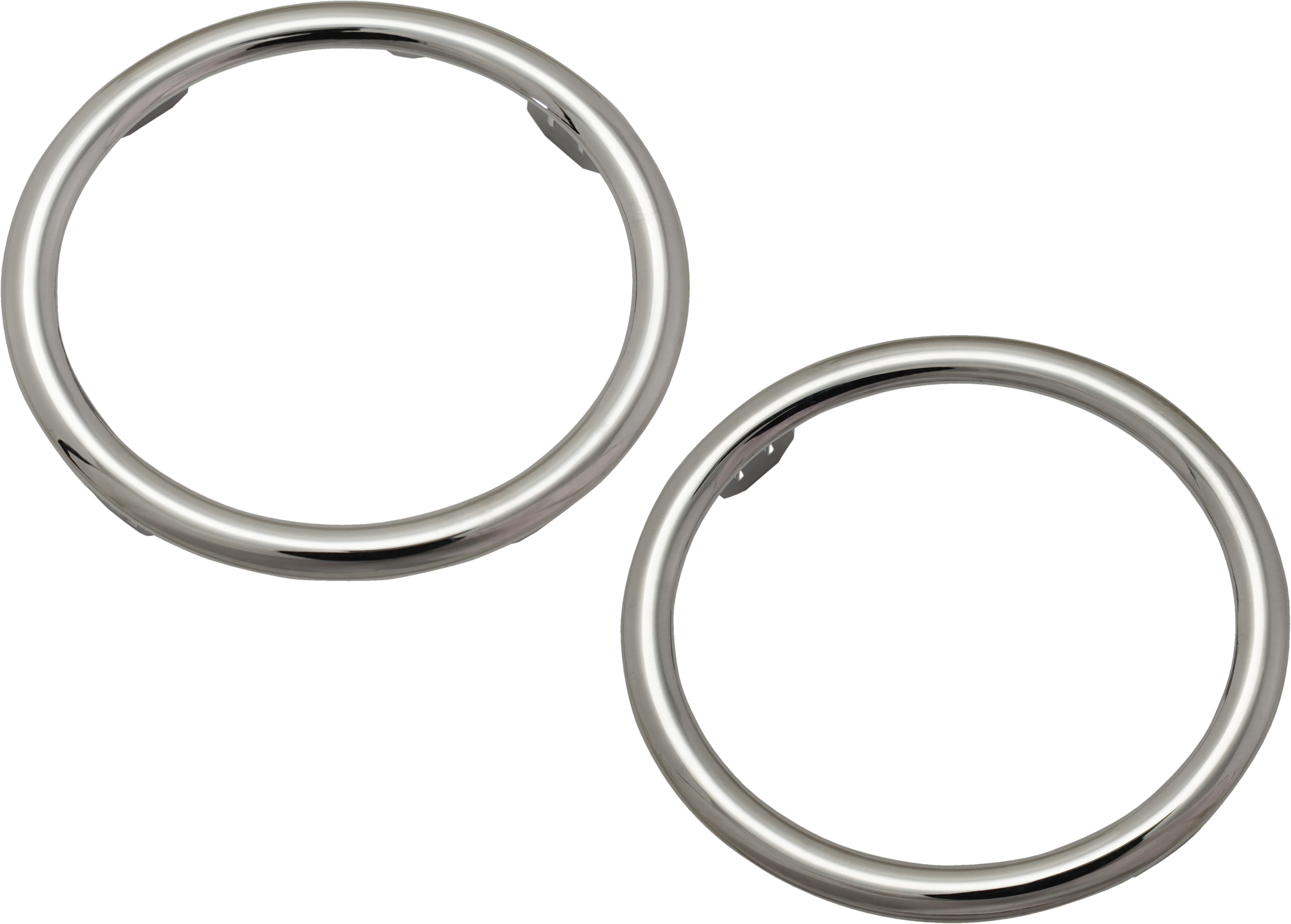 AM PILOT 12-15 FRONT FOG LAMP COVER RH AND LH Chrome SKU SET RH10860019 Partslink HO1039145 HO1038145 OEM 71112SZAA60-71117SZAA60