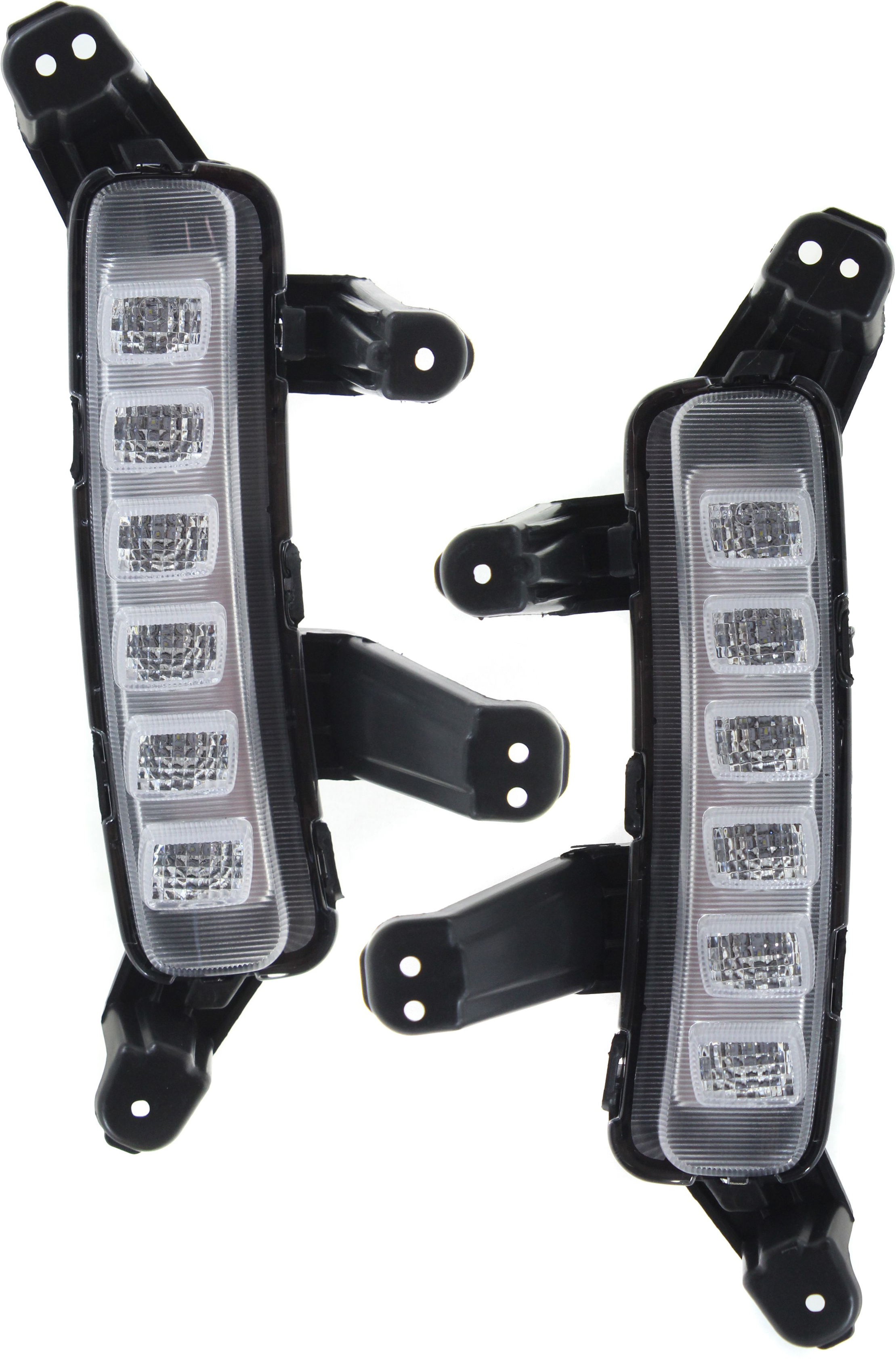 AM SANTA FE 17-18 SANTA FE XL 19-19 DRIVING LAMP RH AND LH Assembly w Daytime Running Light SKU SET RH11150001 Partslink HY2563102 HY2562102 OEM 92208B8500-92207B8500