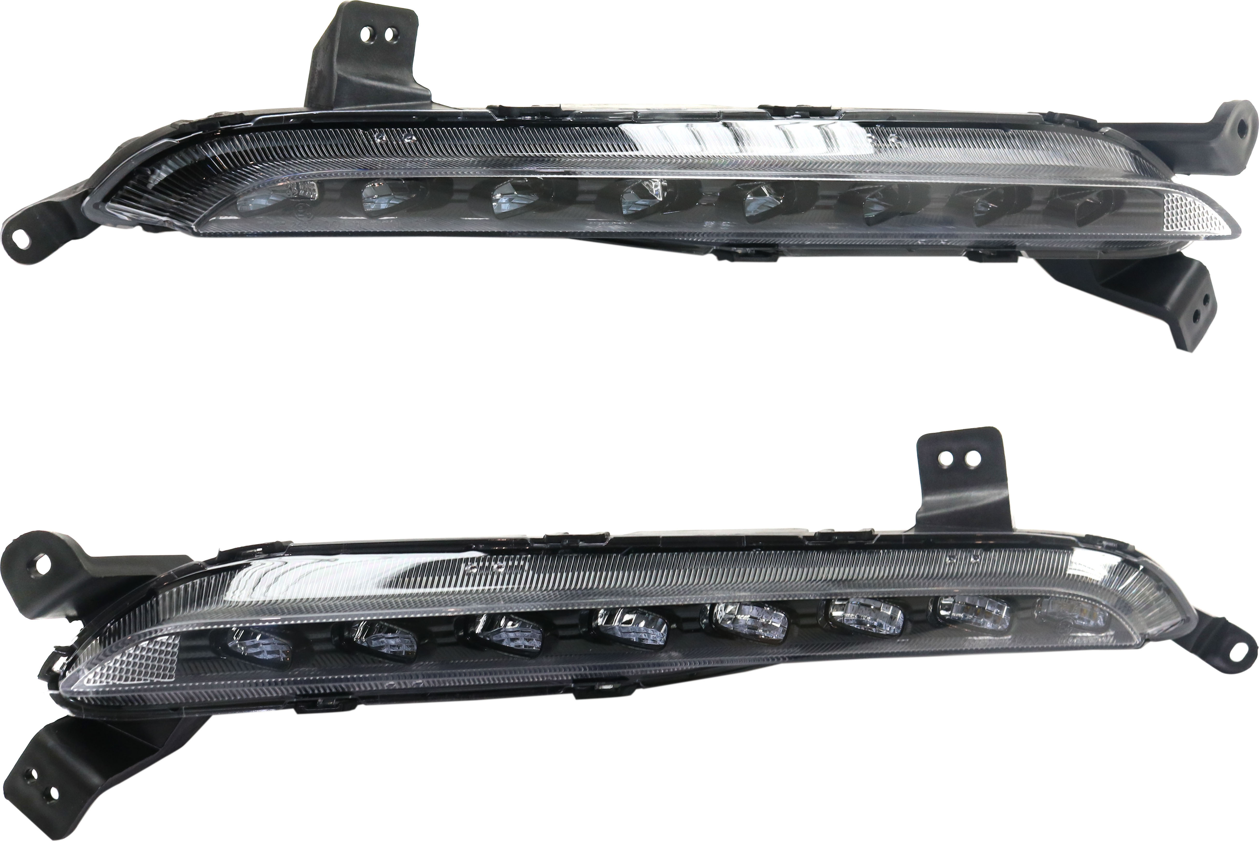 AM SONATA 16-17 DRIVING LAMP RH AND LH Assembly Daytime Running Light Hybrid Model SKU SET RH11150003 Partslink HY2563101 HY2562101 OEM 92208E6000-92207E6000