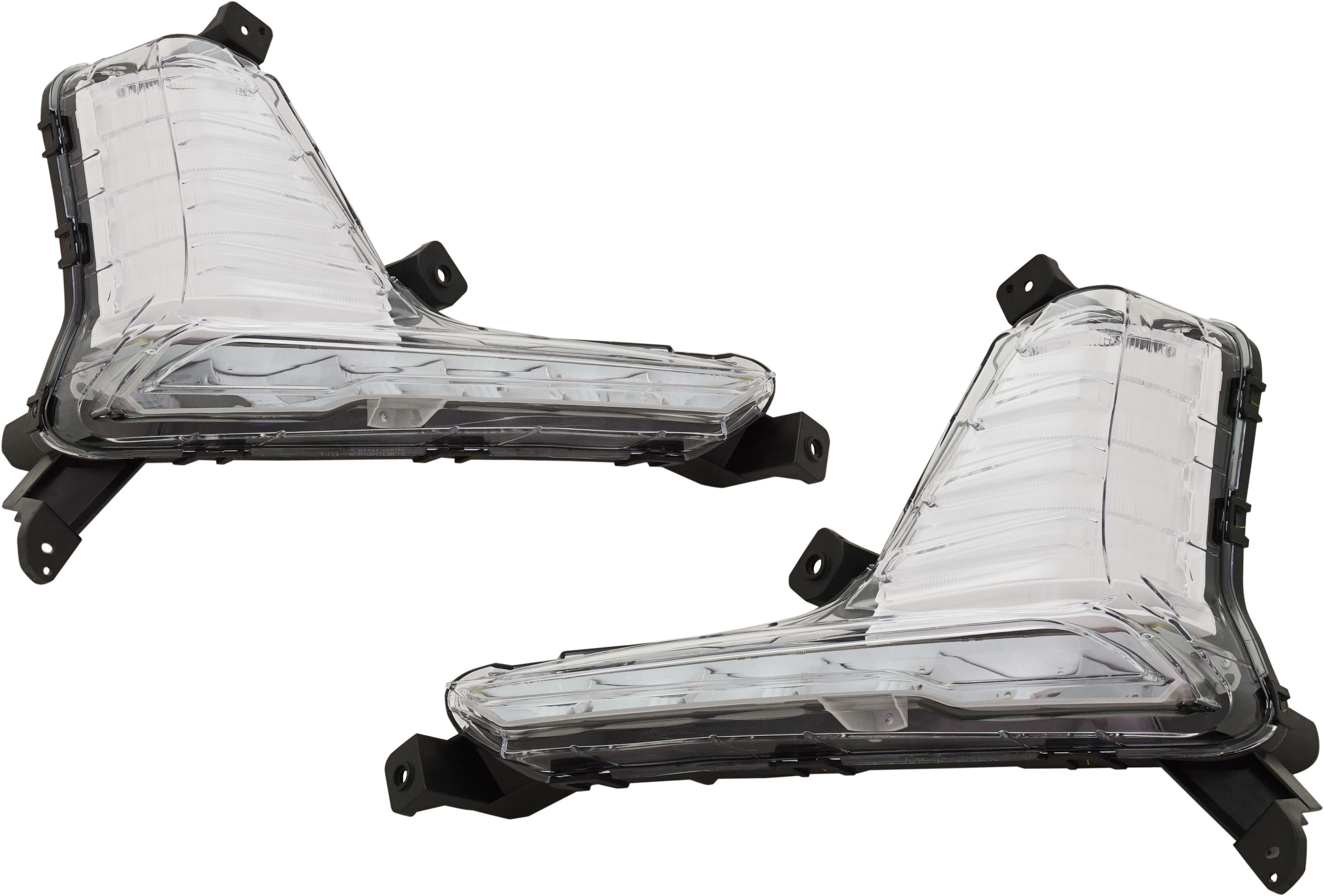 AM SONATA 18-19 DRIVING LAMP RH AND LH Assembly LED Type Standard Bumper CAPA SKU SET RH11150009Q Partslink HY2562104C HY2563104C OEM 92207C1700-92208C1700