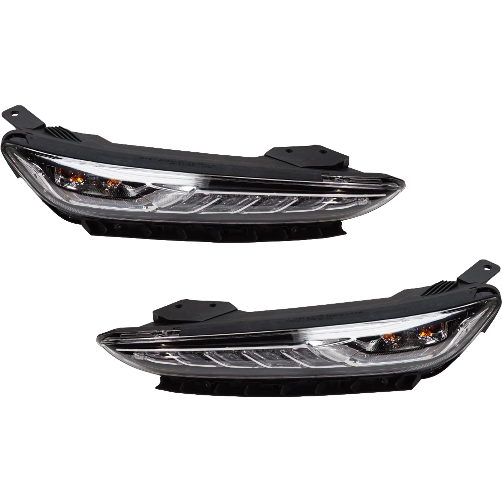 AM KONA 18-21 DRIVING LAMP RH AND LH Assembly w o Adaptive Cornering CAPA SKU SET RH11150011Q Partslink HY2562109C HY2563109C OEM 92207J9010-92208J9010