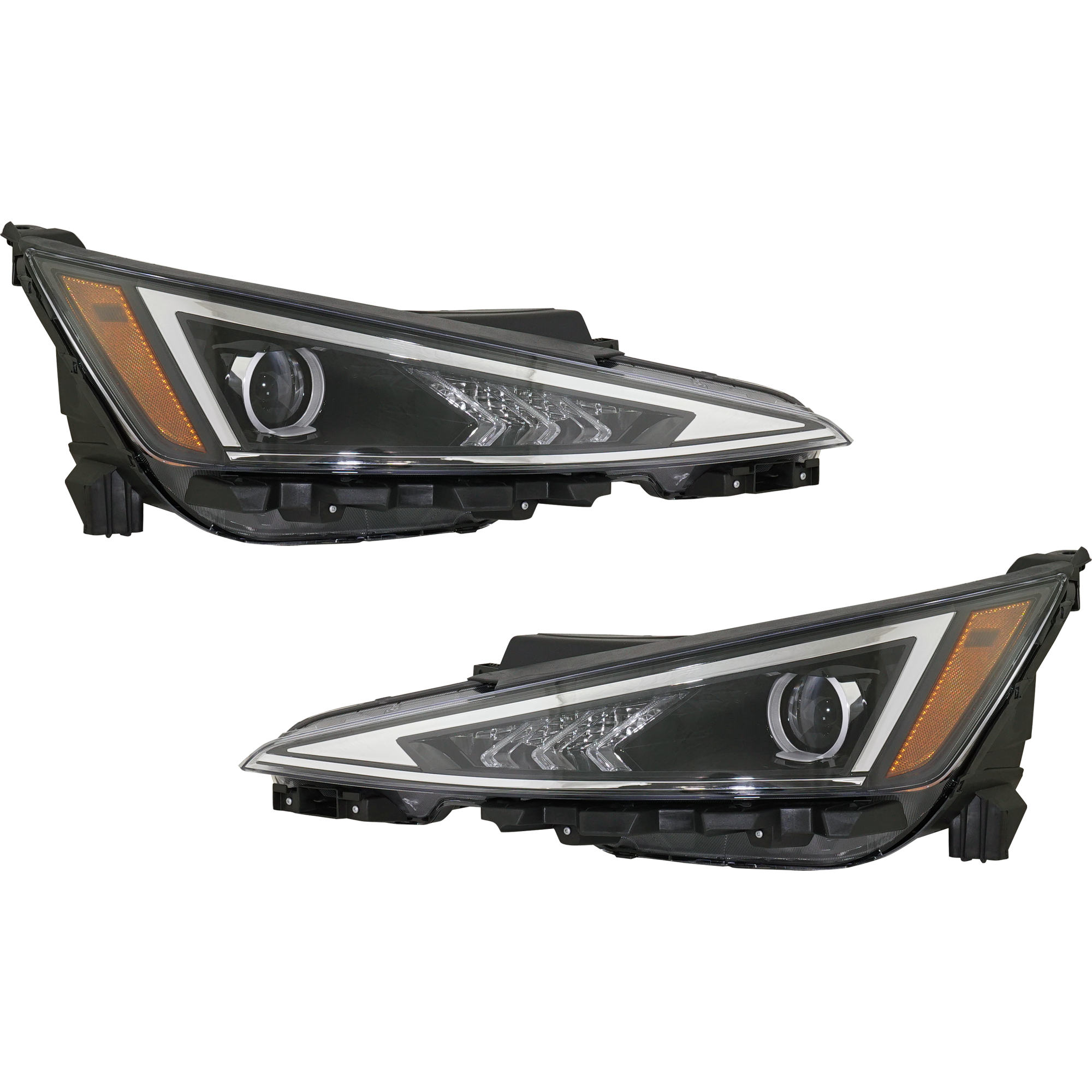 AM ELANTRA 19-20 DRIVING LAMP RH AND LH Assembly w o LED Daytime Running Light Korea Built Vehicle SKU SET RH11150013 Partslink HY2503239 HY2502239 OEM 92102F2540-92101F2540