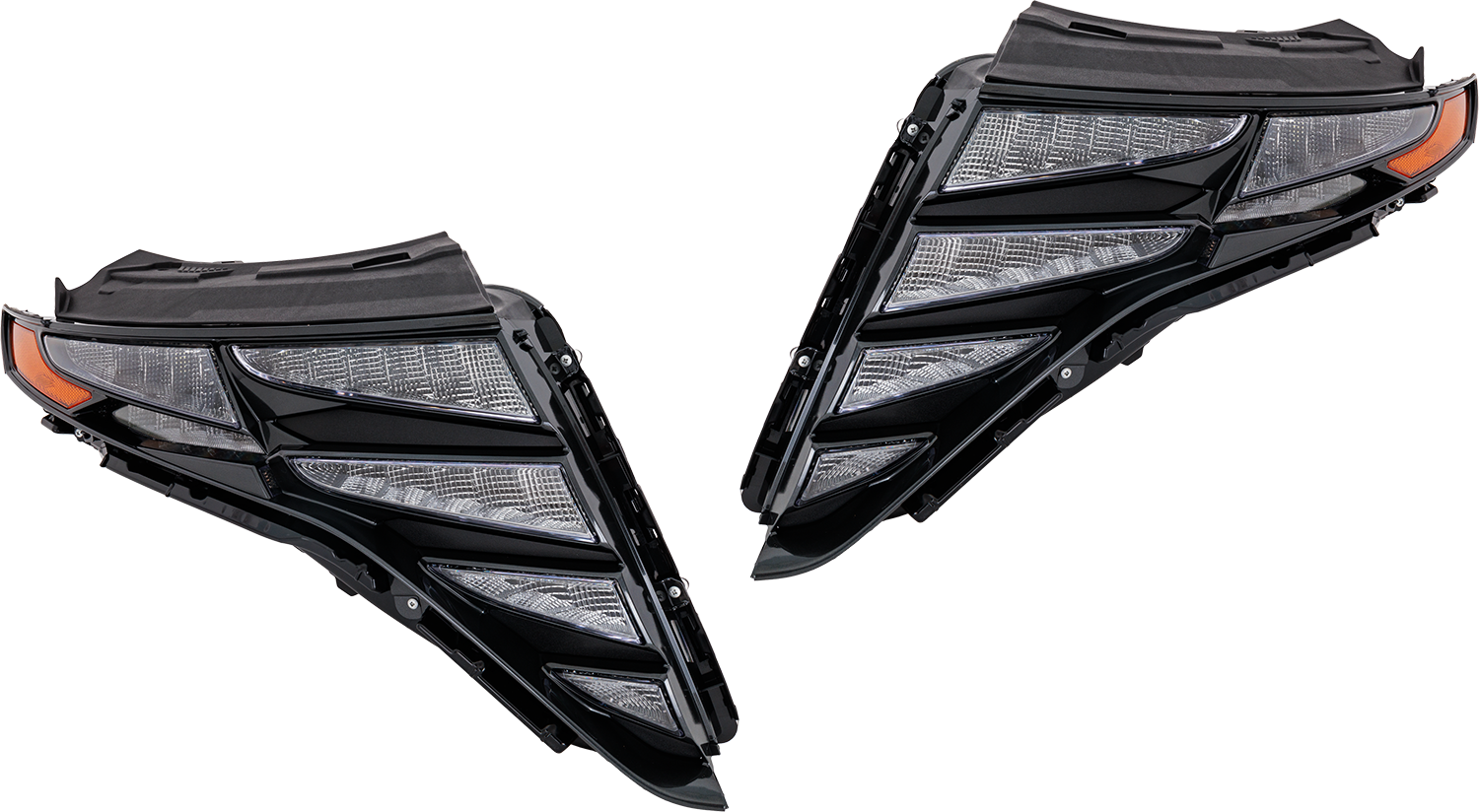 AM TUCSON 22-24 DRIVING LAMP RH AND LH Assembly LED SE SEL Models Korea Built Vehicle Essential Preffered Hybrid Blue SEL Convenience Hybrid Models CAPA SKU SET RH11150031AQ Partslink HY2562119C HY2563119C OEM 92207N9160-92208N9160