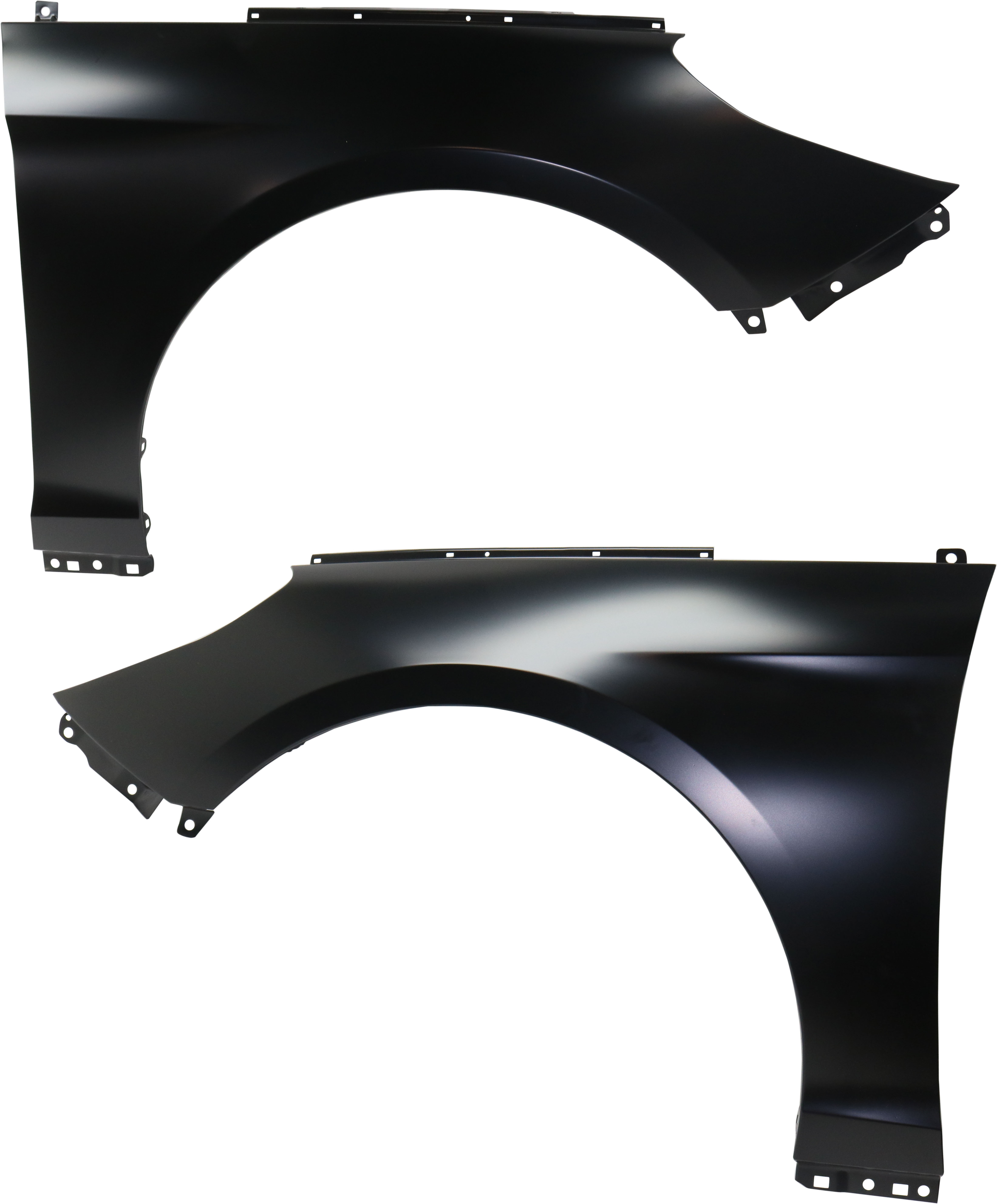 AM SONATA 18-19 FRONT FENDER RH AND LH Primed Exc. Hybrid Model Steel SKU SET RH22010007 Partslink HY1240169 HY1241169 OEM 66311C2700-66321C2700