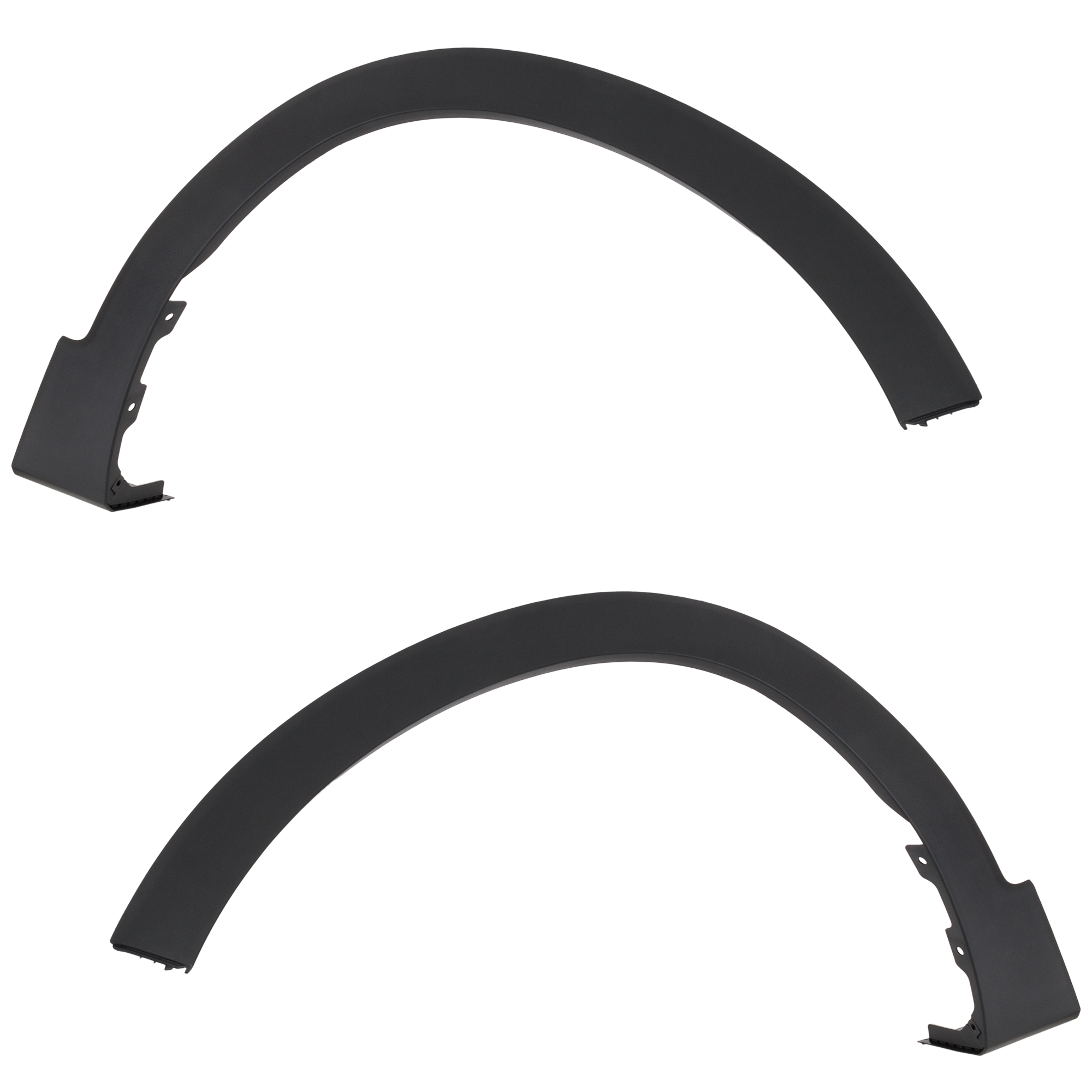 AM SANTA FE 19-20 FRONT WHEEL OPENING MOLDING RH AND LH Assembly Textured Black SKU SET RH22130015 Partslink HY1290103 HY1291103 OEM 87711S2000-87712S2000