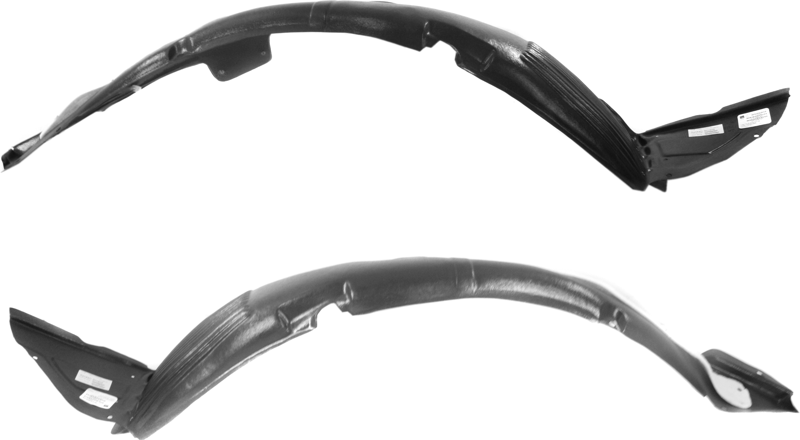 AM ELANTRA GT 16-17 FRONT FENDER LINER RH AND LH SKU SET RH22210003 Partslink HY1248157 HY1249157 OEM 86811A5500-86812A5500