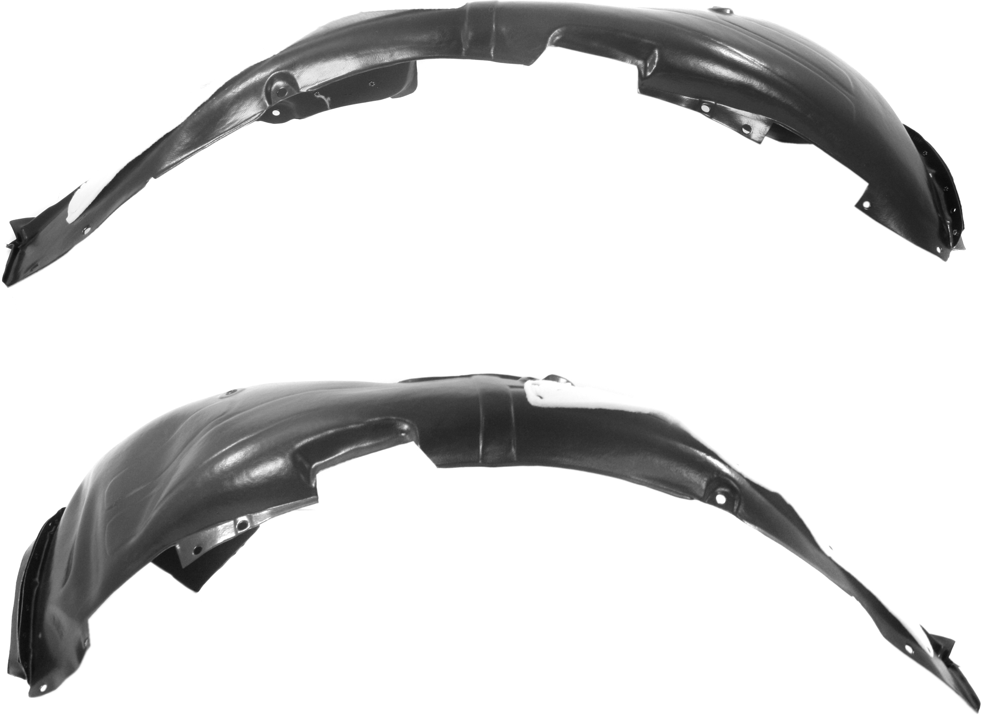 AM ELANTRA 17-18 FRONT FENDER LINER RH AND LH 2.0L Eng Korea Built Vehicle w Insulation Foam SKU SET RH22210005 Partslink HY1249158 HY1248158 OEM 86812F2001-86811F2001