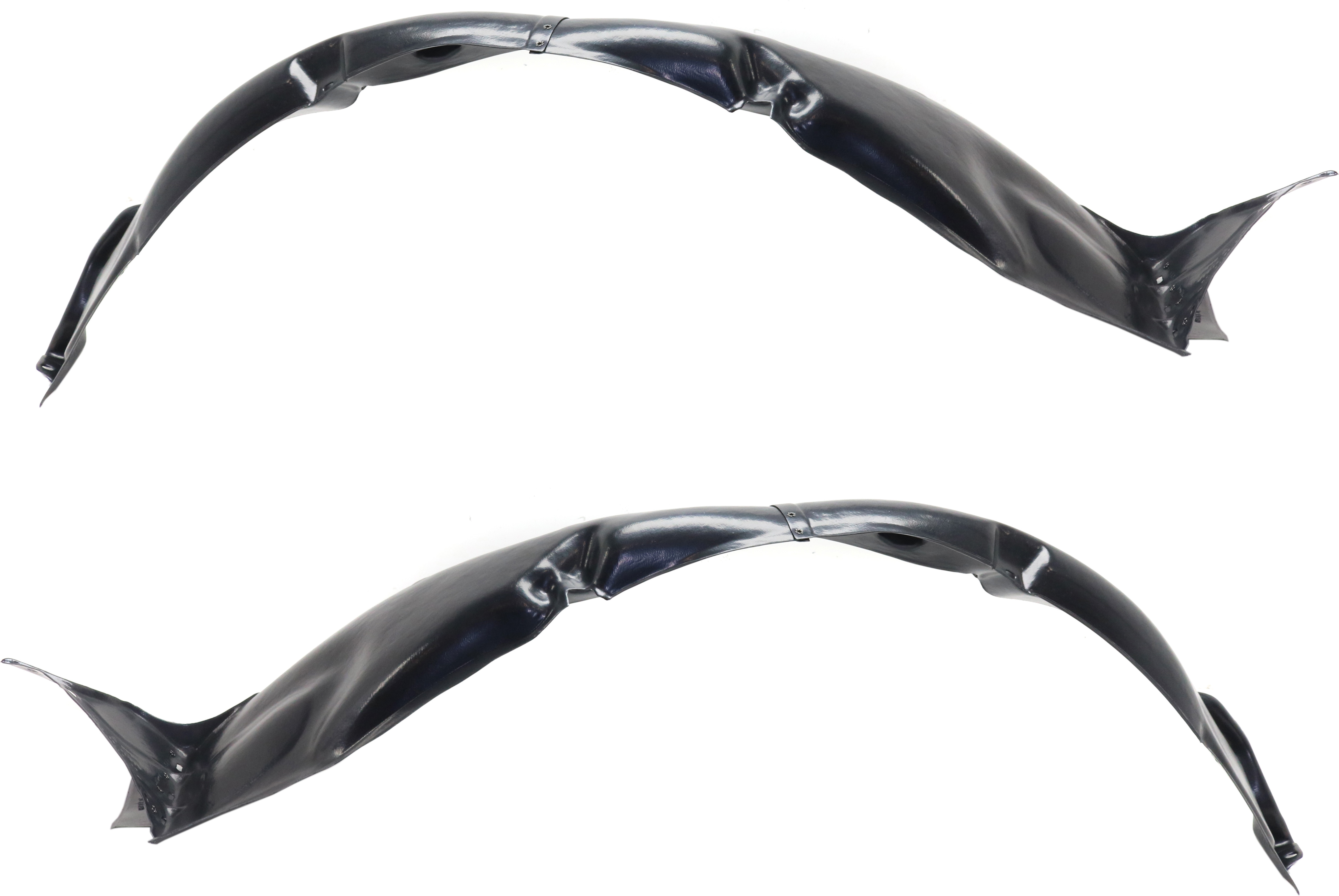 AM VELOSTER 13-15 FRONT FENDER LINER RH AND LH From 4-30-13 To 12-23-14 w o Turbo SKU SET RH22210013 Partslink HY1248162 HY1249162 OEM 868112V010 PFM 868122V010 PFM