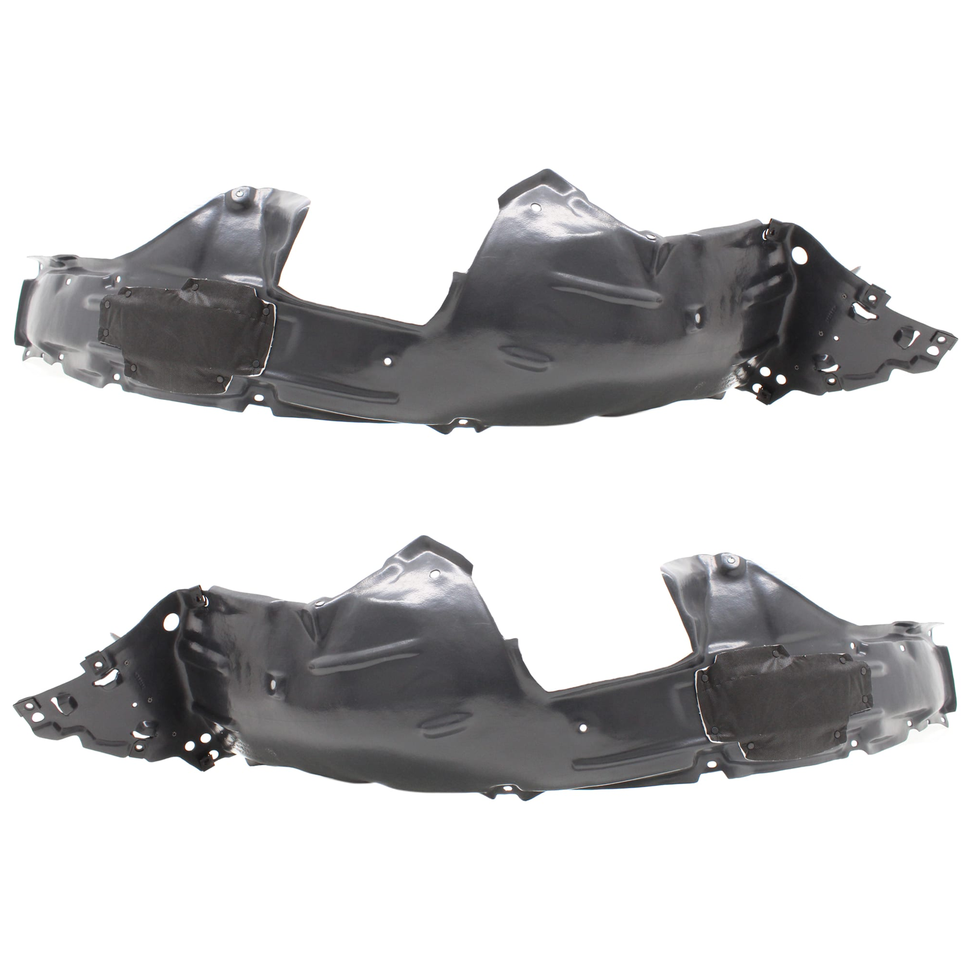 AM HR V 16-18 FRONT FENDER LINER RH AND LH Man Trans Polyethylene terephthalate Thermo Form CAPA SKU SET RH22210023Q Partslink HO1248171C HO1249171C OEM 74100T7WA10-74150T7WA10