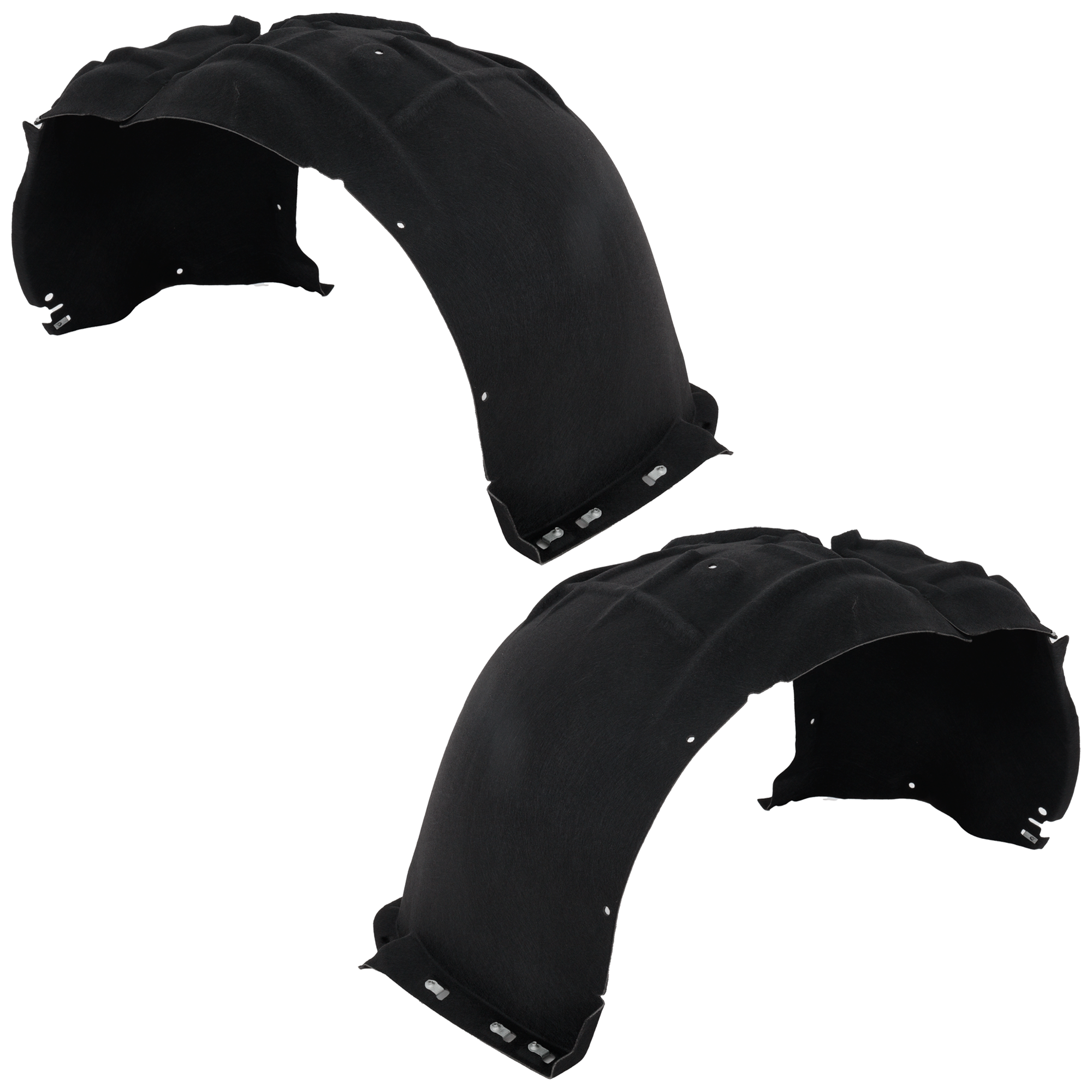 AM SANTA FE 17-18 SANTA FE XL 17-19 FRONT FENDER LINER RH AND LH Polypropylene Injection Form w Insulation Foam CAPA SKU SET RH22210031Q Partslink HY1249165C HY1248165C OEM 86812B8500-86811B8500