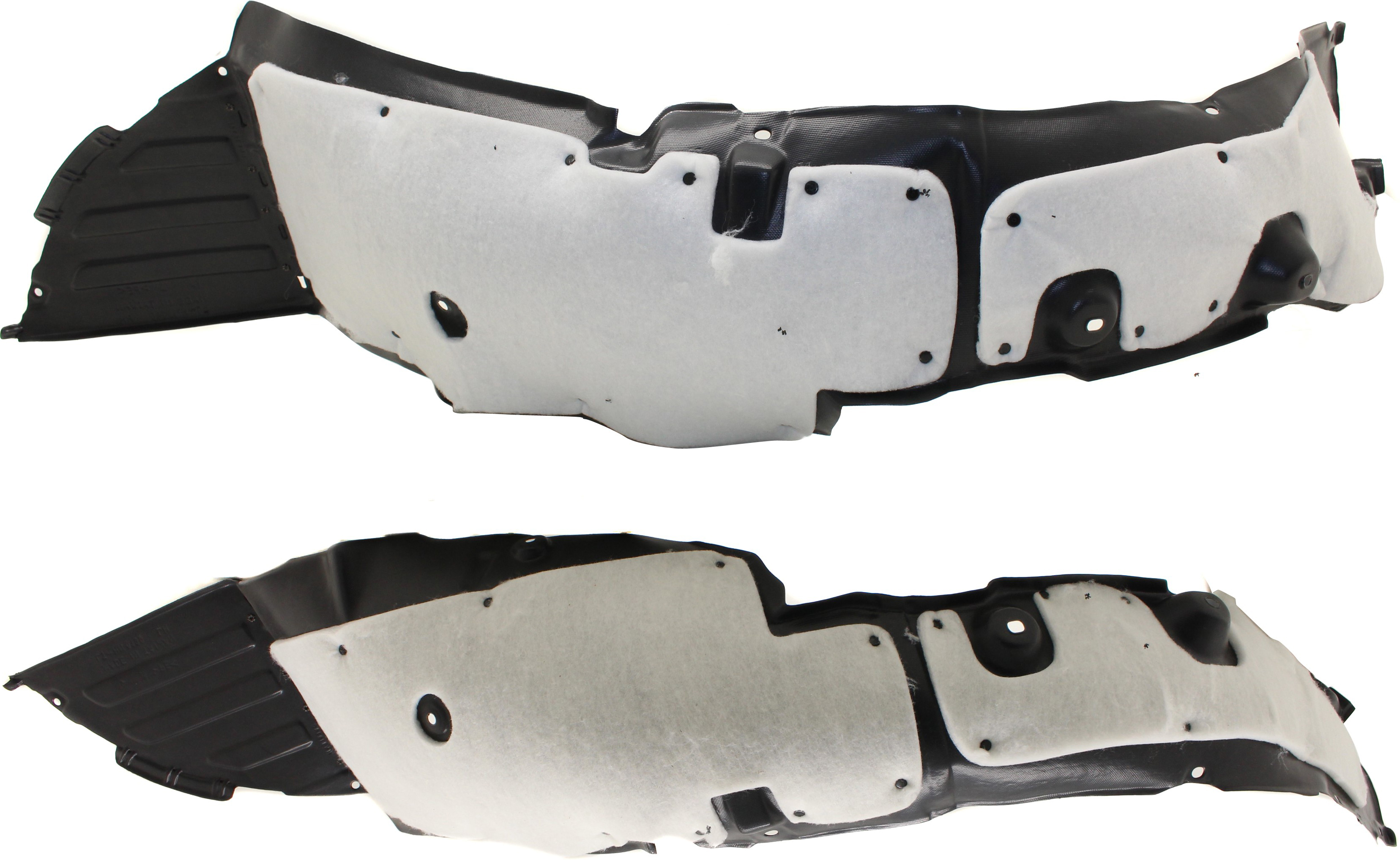 AM AZERA 12-14 FRONT FENDER LINER RH AND LH w Insulation Foam SKU SET RH22210047 Partslink HY1248166 HY1249166 OEM 868113V000-868123V000