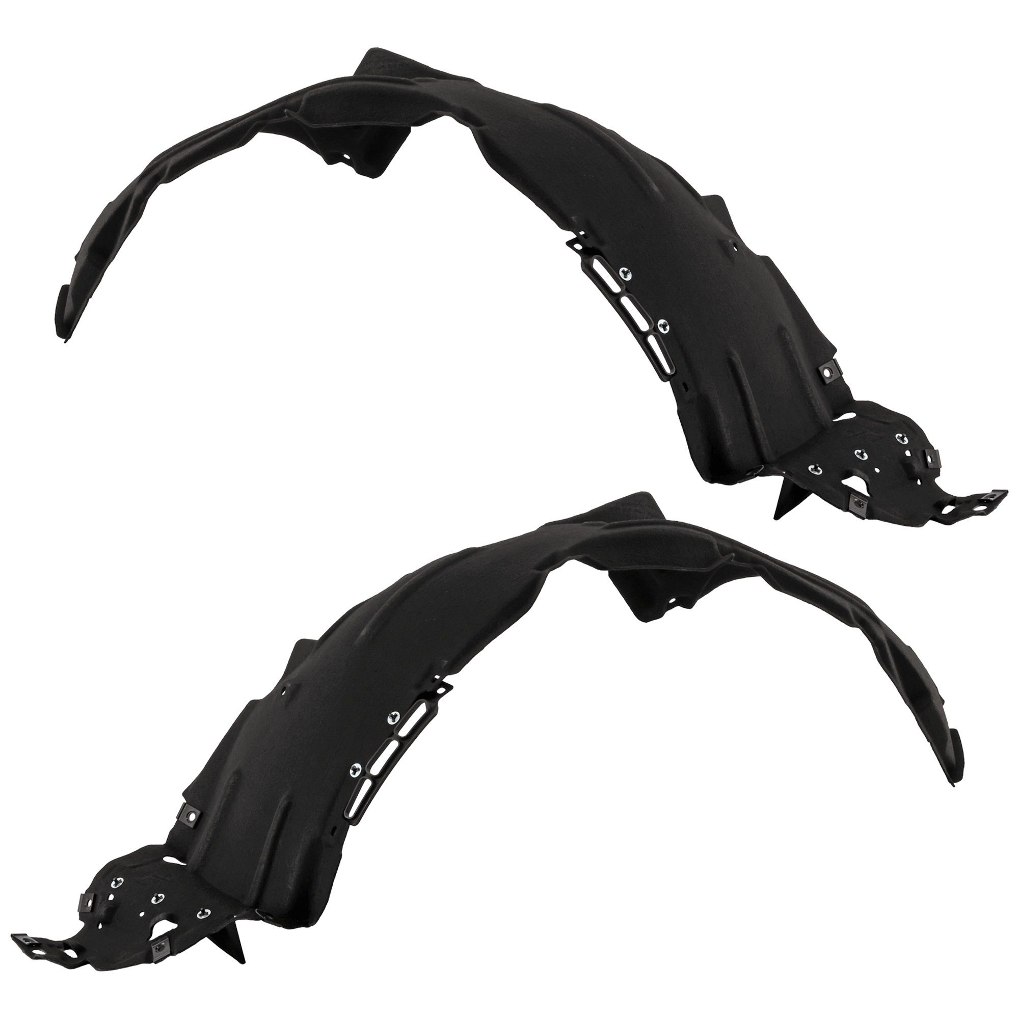 AM HR V 19-22 FRONT FENDER LINER RH AND LH Plastic Heat Form w o Insulation Foam EX EX L LX Models CAPA SKU SET RH22210073Q Partslink HO1248188C HO1249188C OEM 74100T7WA20-74150T7WA20