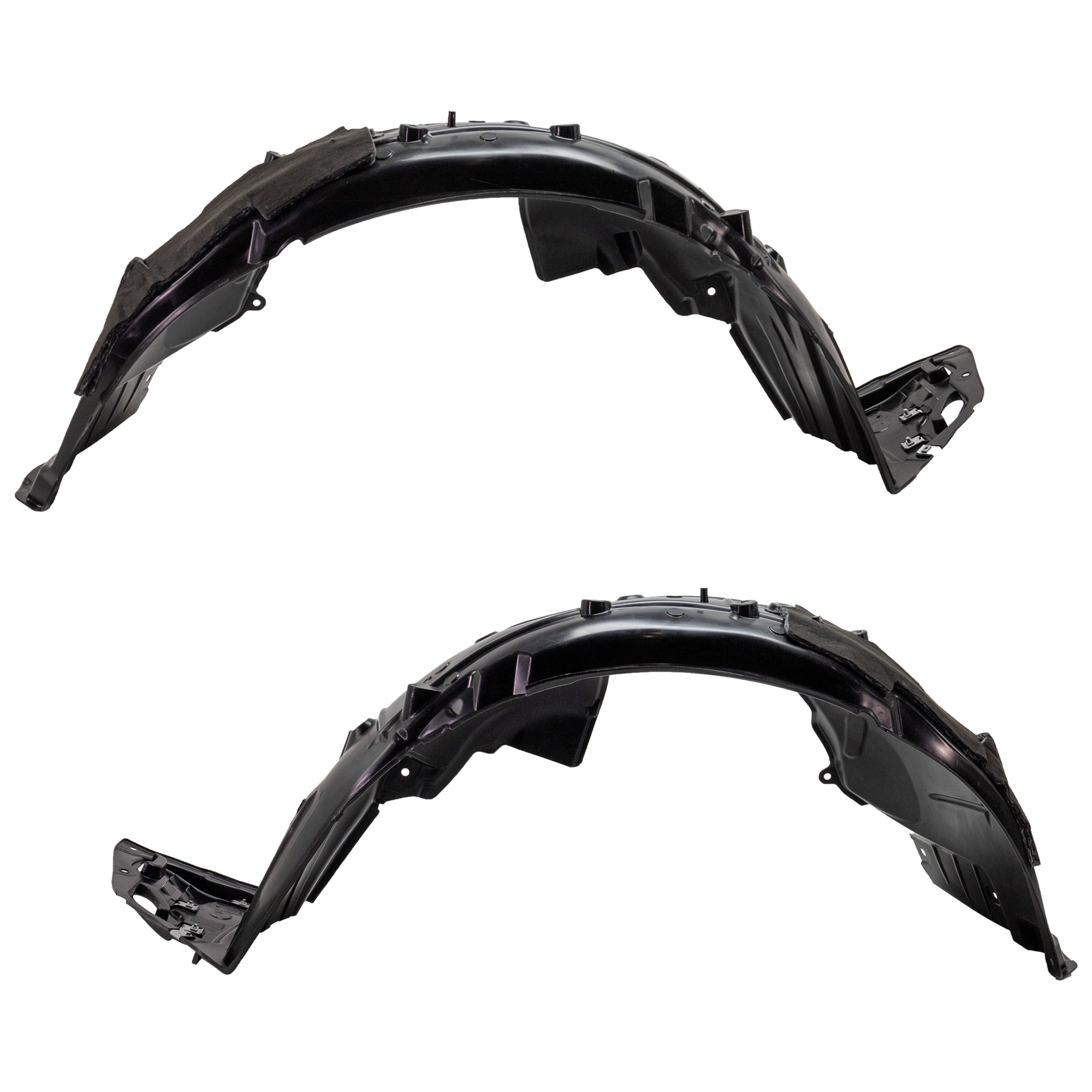 AM CIVIC 19-21 FRONT FENDER LINER RH AND LH Plastic Injection Form w Insulation Foam EX LX Sport Touring Models Coupe DX EX EX L LX Touring Models Sedan North America Built Vehicle SKU SET RH22210085 Partslink HO1249186 HO1248186 OEM 74101TBAA50-74151TBAA50