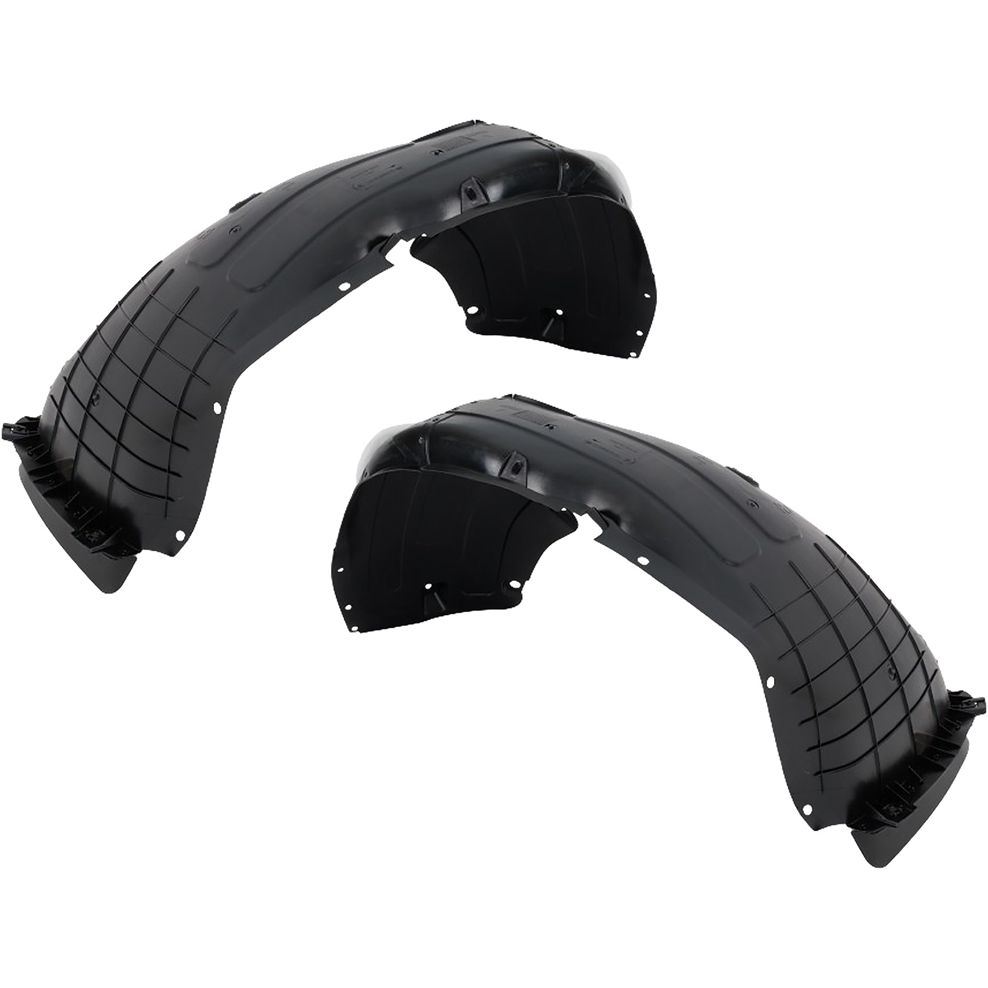 AM TUCSON 16-18 FRONT FENDER LINER RH AND LH Polyethylene Wheelhouse Liner Ulsan Plant 2 SKU SET RH22210113 Partslink HY1249185 HY1248185 OEM 86812D3010-86811D3010