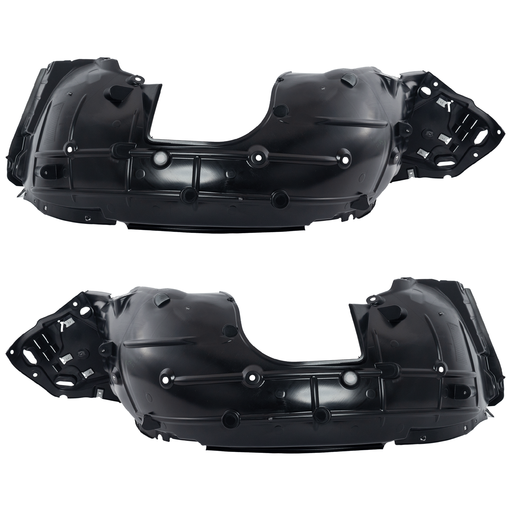 AM CIVIC 17-19 FRONT FENDER LINER RH AND LH Injection Form Sport Sport Touring Models Hatchback CAPA SKU SET RH22210117Q Partslink HO1249205C HO1248205C OEM 74101TGGA50-74151TGGA50