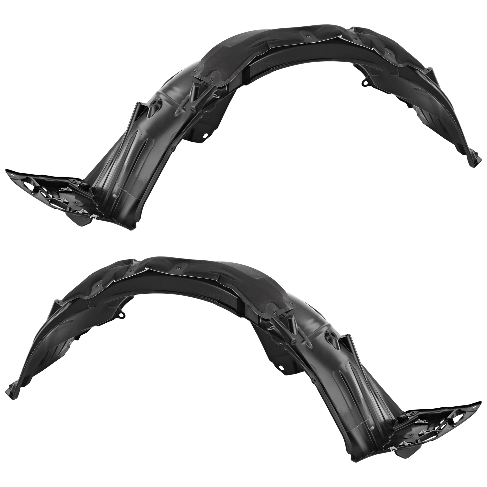 AM CIVIC 20-21 FRONT FENDER LINER RH AND LH Injection Form w Insulation Foam EX EX L LX Models Hatchback CAPA SKU SET RH22210119Q Partslink HO1249196C HO1248196C OEM 74101TGGA20-74151TGGA20