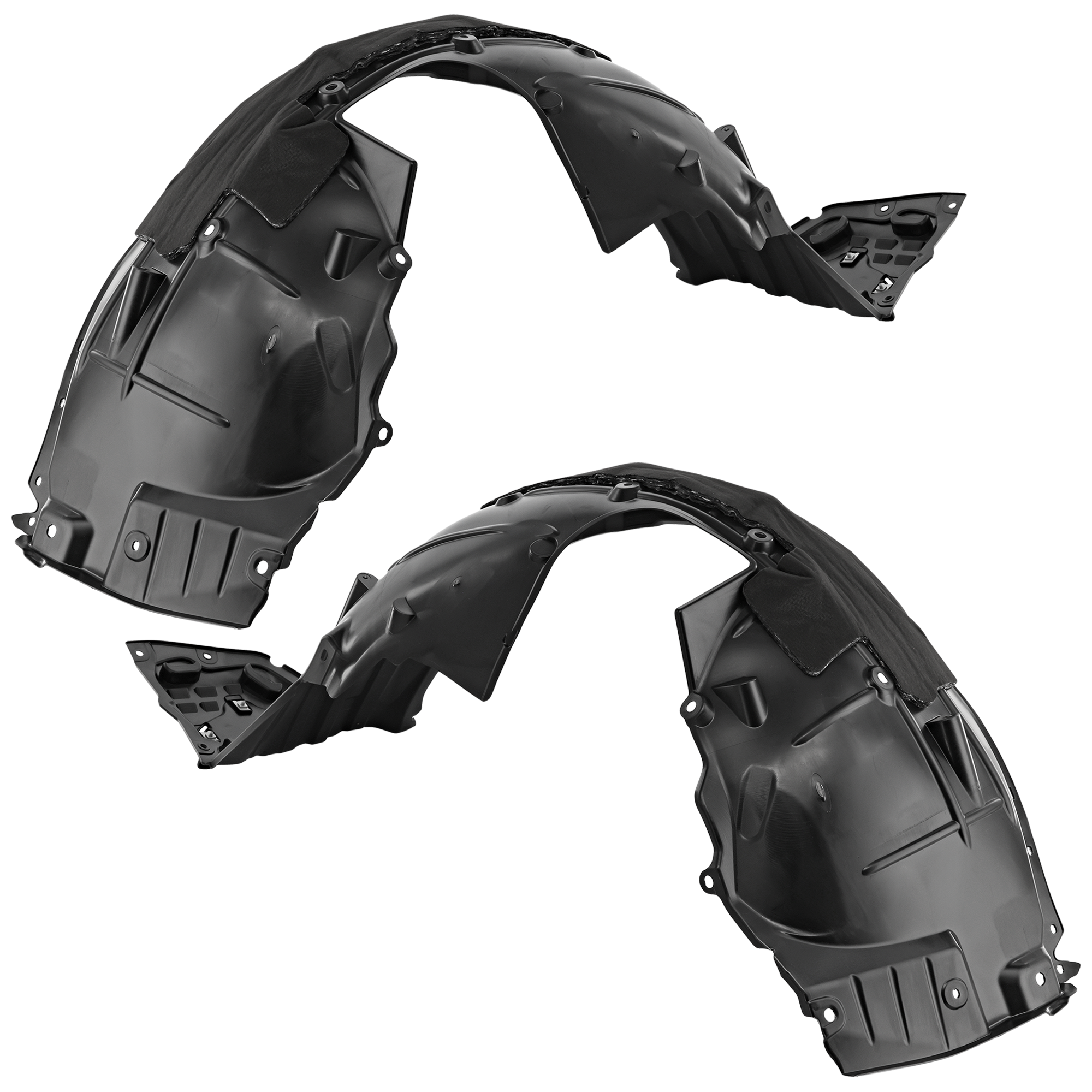 AM CIVIC 20-21 FRONT FENDER LINER RH AND LH Injection Form Sport Sport Touring Models Hatchback CAPA SKU SET RH22210121Q Partslink HO1249197C HO1248197C OEM 74101TGGA70-74151TGGA70