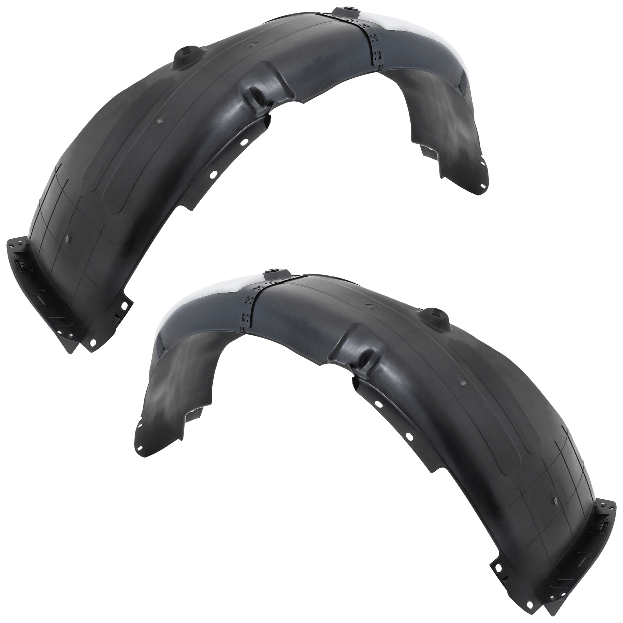 AM ELANTRA 21-21 FRONT FENDER LINER RH AND LH Plastic Injection Form w Insulation Foam Assembly Korea Built Vehicle CAPA SKU SET RH22210129Q Partslink HY1248187C HY1249187C OEM 86811AA000-86812AA000