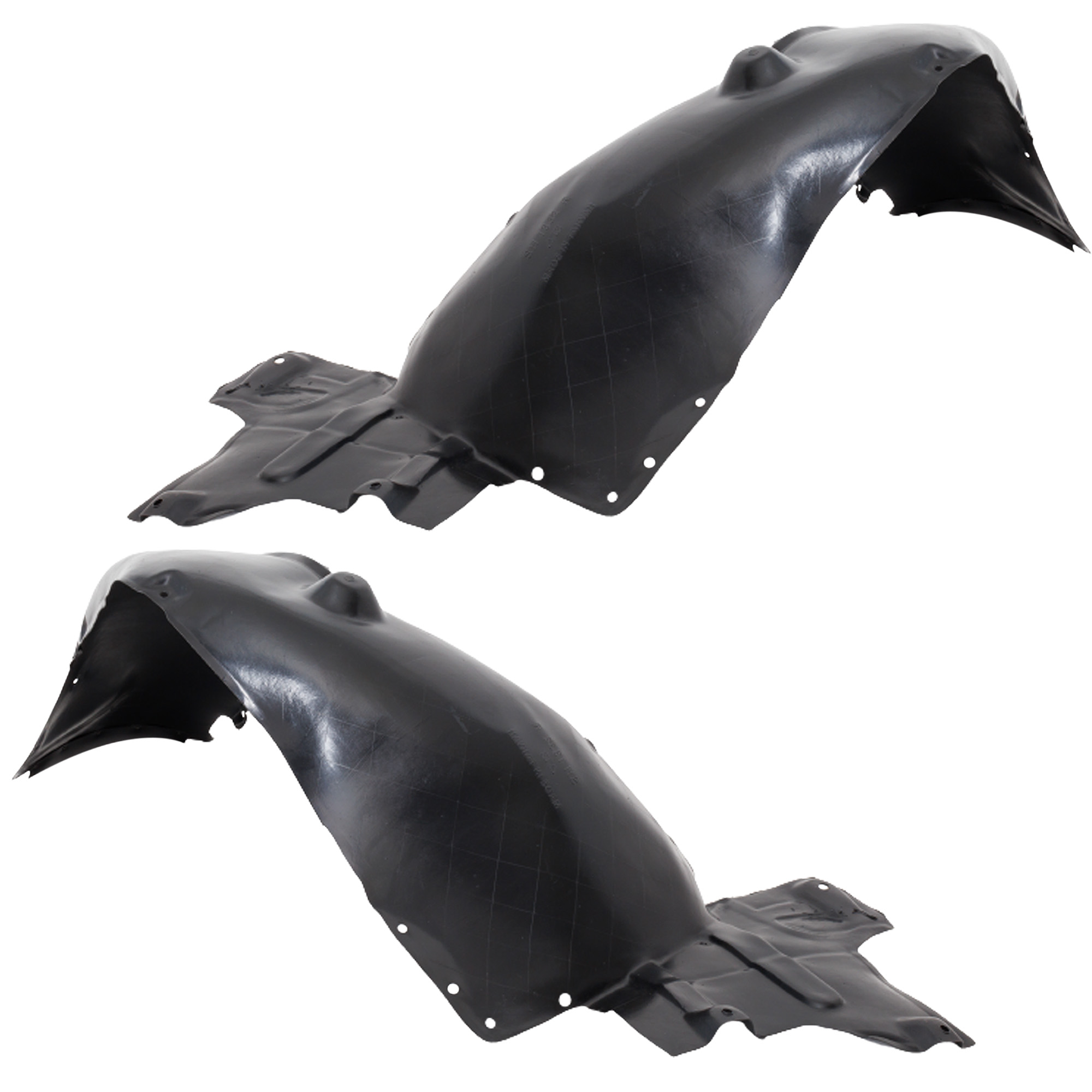 AM GENESIS 15-16 G80-17-17 FRONT FENDER LINER RH AND LH 5.0L Eng SKU SET RH22210131 Partslink HY1248175 HY1249175 OEM 86811B1100-86812B1100