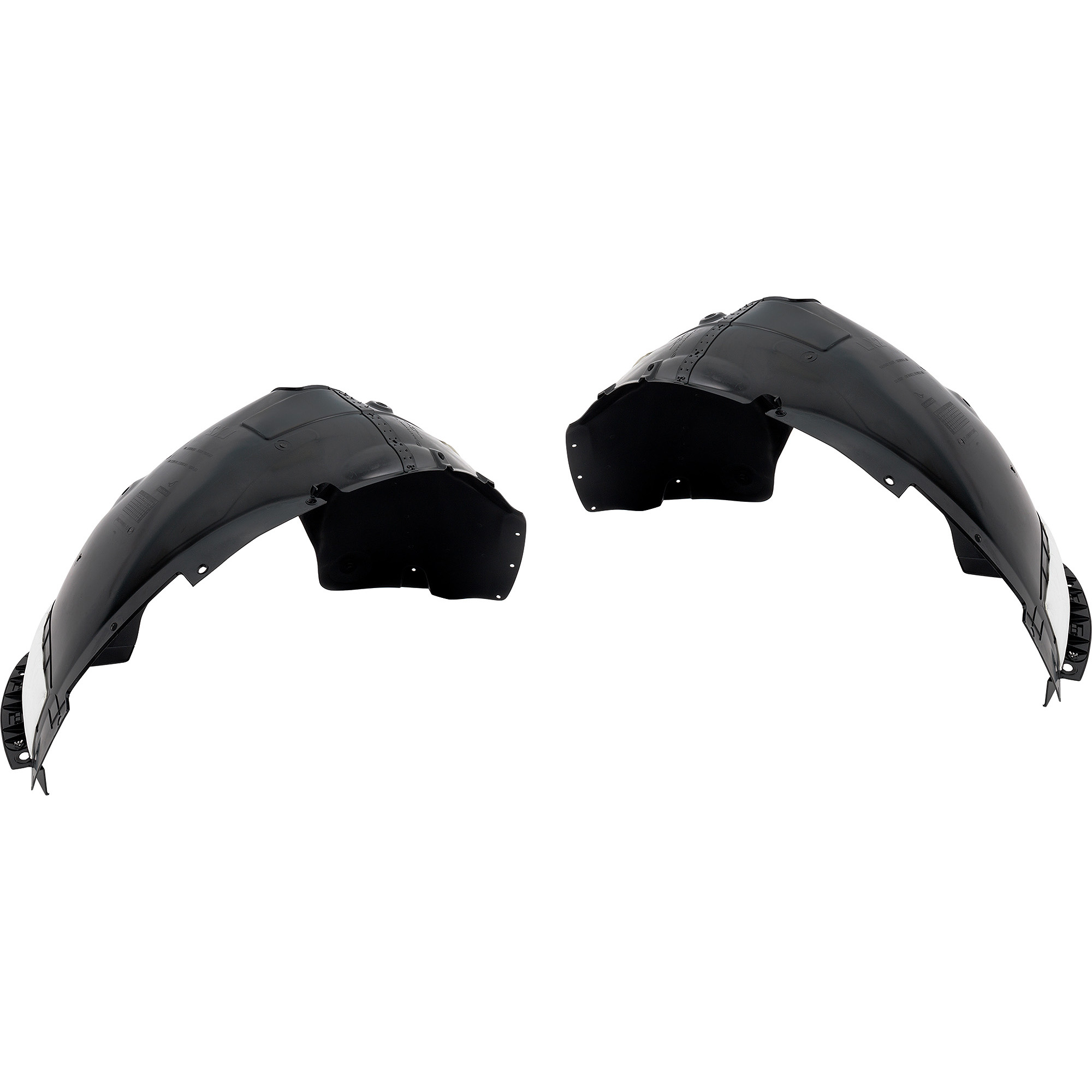 AM PALISADE 20-22 FRONT FENDER LINER RH AND LH Plastic Injection Form w Insulation Foam CAPA SKU SET RH22210135Q Partslink HY1249180C HY1248180C OEM 86812S8000-86811S8000