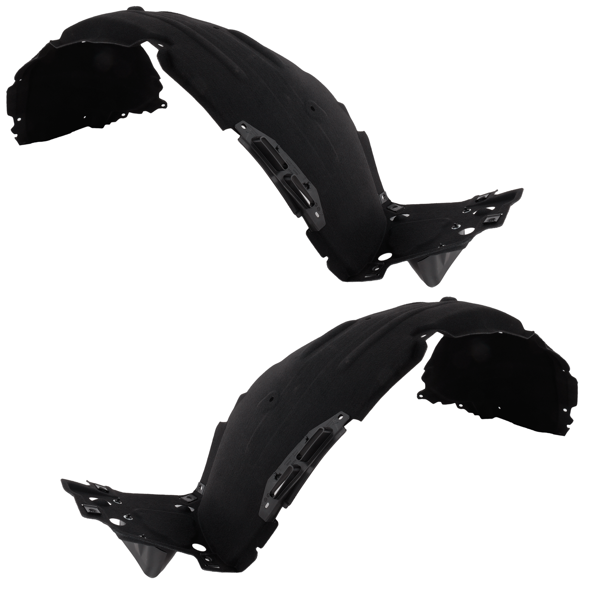 AM HR V 23-23 FRONT FENDER LINER RH AND LH Polyethylene Terephthalate Injection Form w Insulation Foam SKU SET RH22210189 Partslink HO1248207 HO1249207 OEM 741003W0A00-741503W0A00