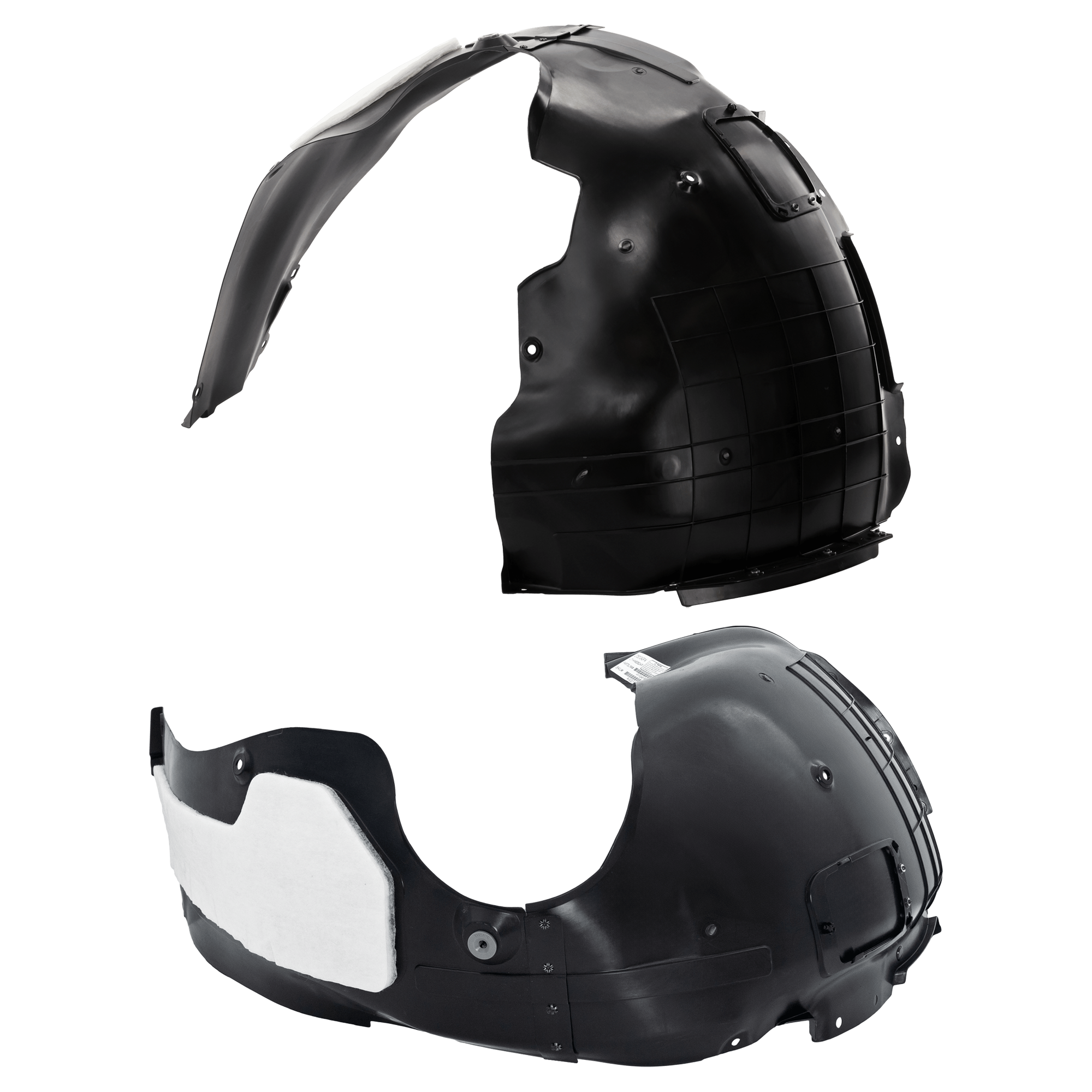 AM KONA 22-23 FRONT FENDER LINER RH AND LH Plastic w Insulation Form Injection Form Excludes N Line Model SKU SET RH22210195 Partslink HY1249190 OEM 86811J9CA0 PFM 86812J9CA0