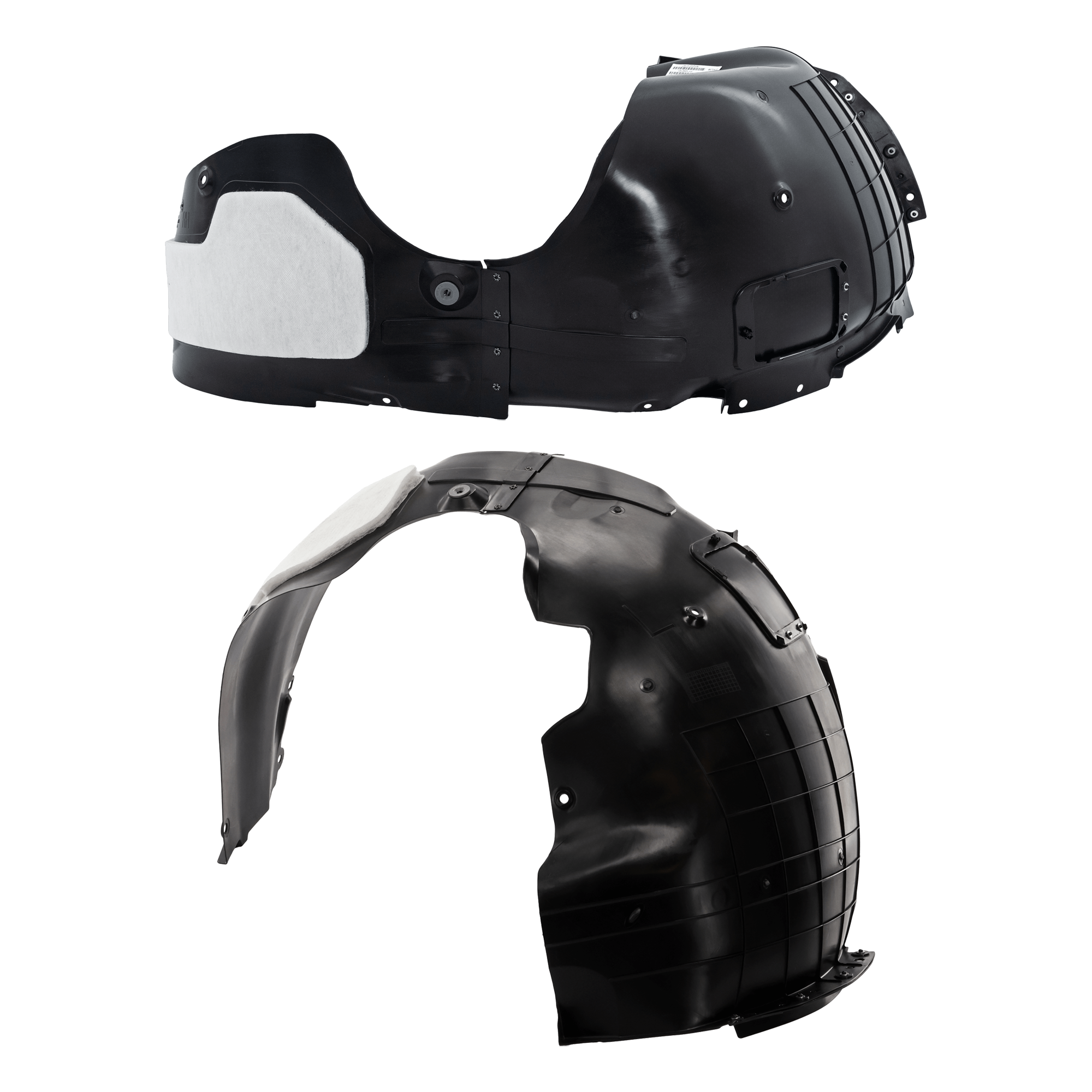 AM KONA 22-23 FRONT FENDER LINER RH AND LH Plastic w Insulation Form Vacuum Form N Line Model SKU SET RH22210197 Partslink HY1248191 HY1249191 OEM 86811J9NA0-86812J9NA0