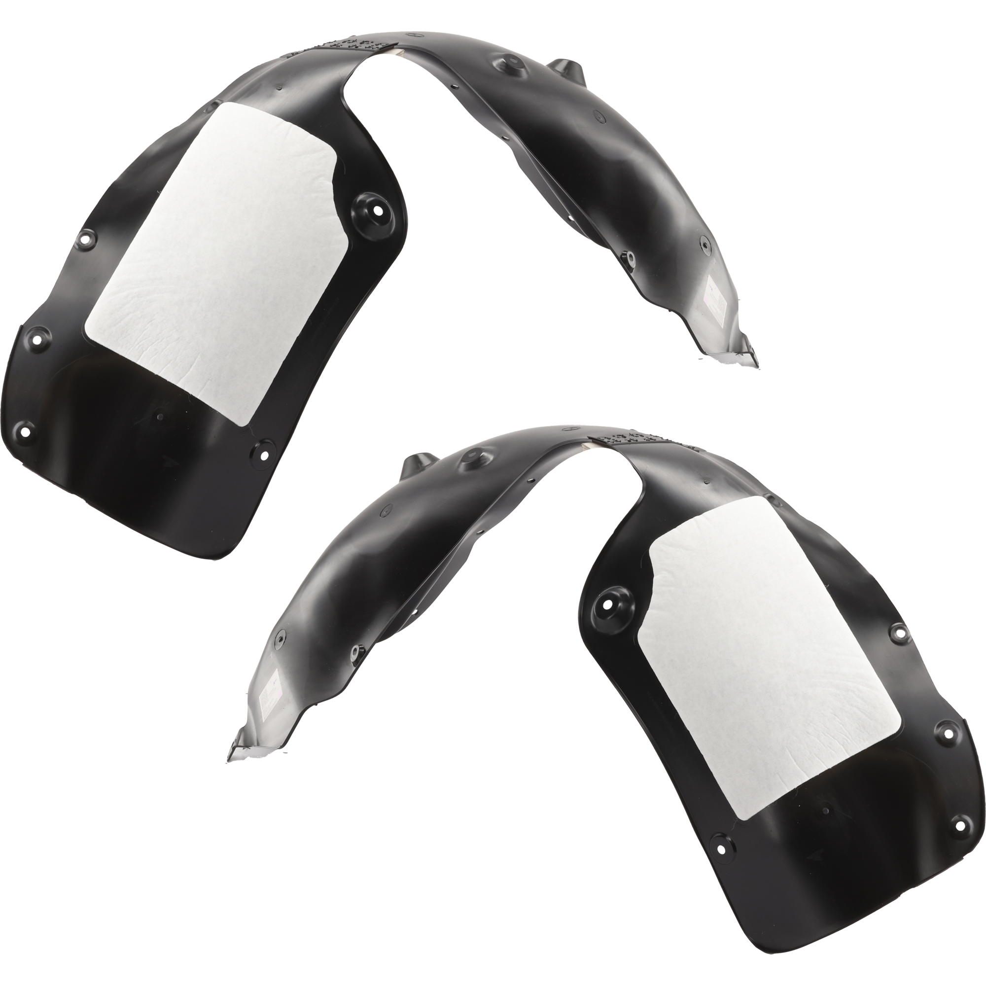 AM SANTA CRUZ 22-24 FRONT FENDER LINER RH AND LH Assembly Polypropylene Injection Form w Insulation Foam CAPA SKU SET RH22210221Q Partslink HY1248192C HY1249192C OEM 86811K5000-86812K5000