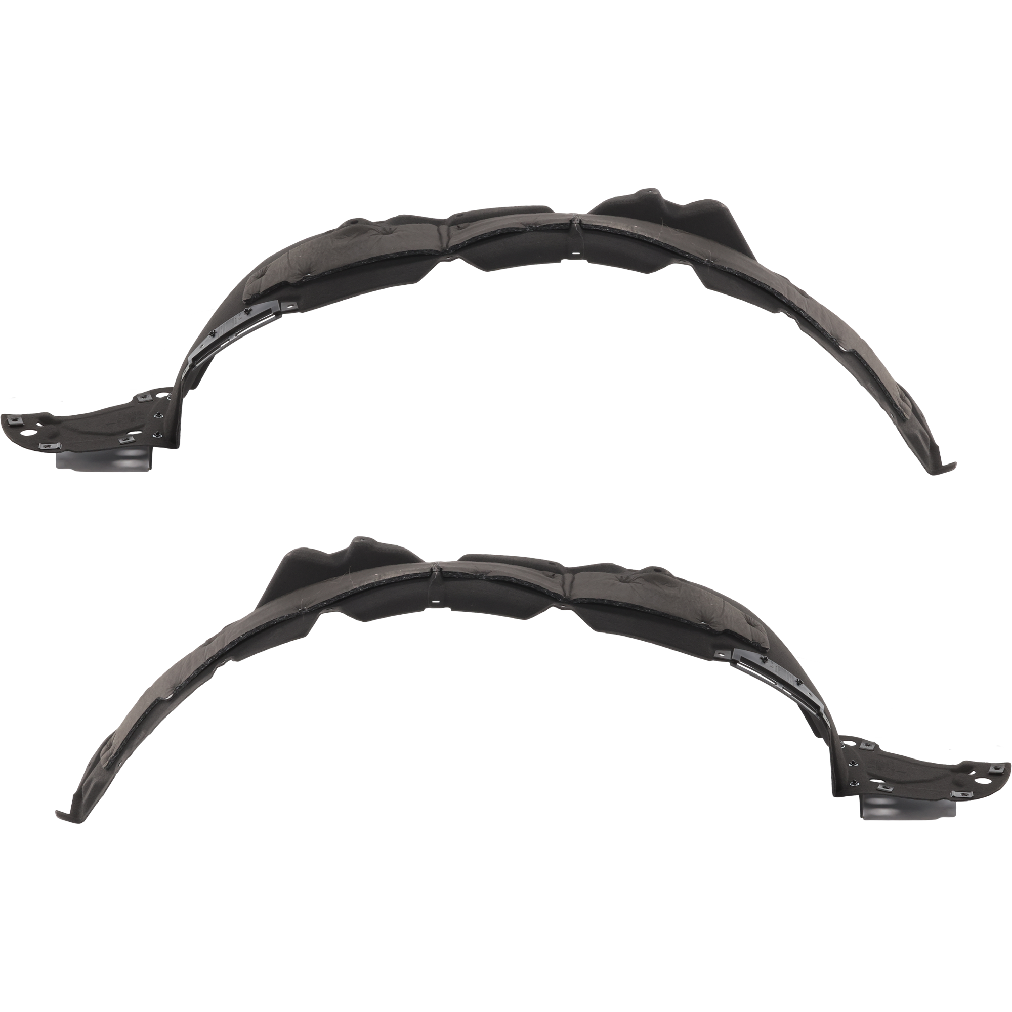 AM CR V 23-24 FRONT FENDER LINER RH AND LH Heat Form w Insulation Foam EX L Hybrid Sport Touring Hybrid Touring Models CAPA SKU SET RH22210229Q Partslink HO1248212C HO1249212C OEM 741003A0A10-741503A0A10