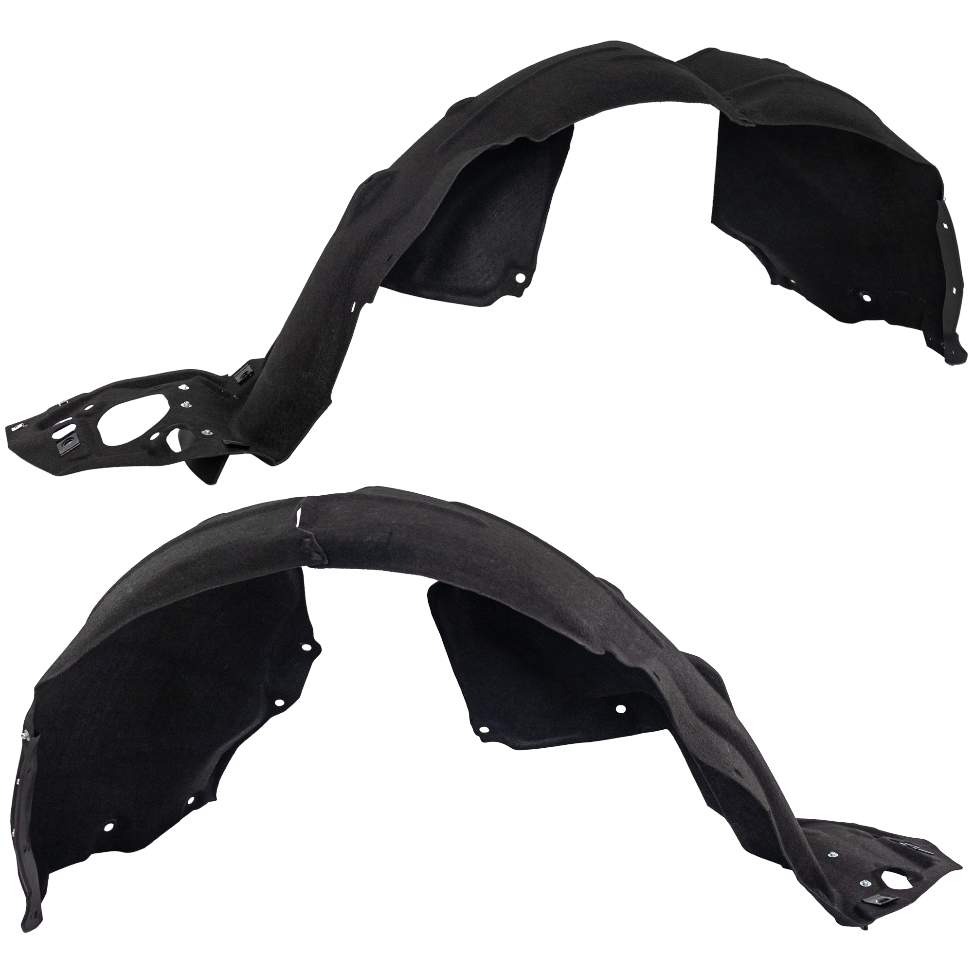 AM ACCORD 23-25 FRONT FENDER LINER RH AND LH Hybrid Models Thermo Form w o Insulation Foam SKU SET RH22210235-1 Partslink HO1248213 HO1249210 OEM 7410030AA00-7415030BA00