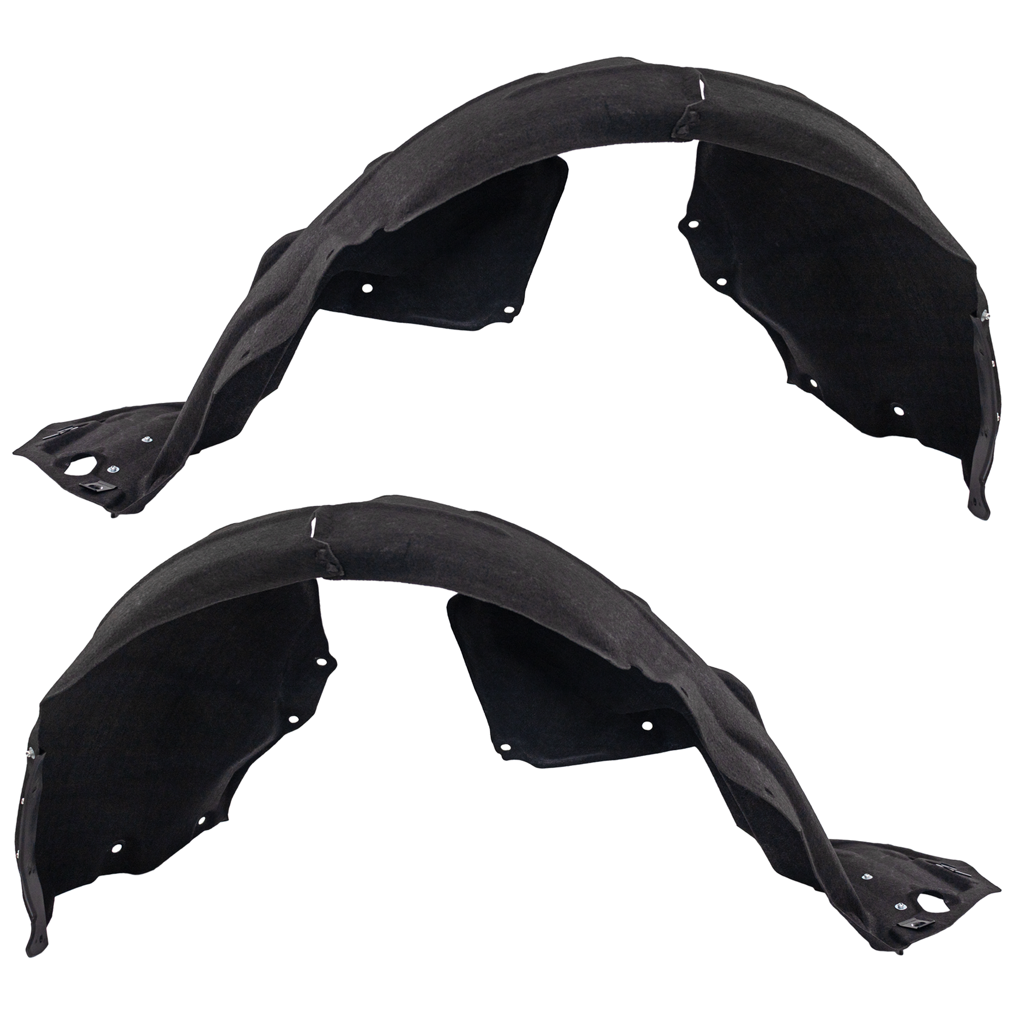 AM ACCORD 23-23 FRONT FENDER LINER RH AND LH Excludes Hybrid Models Thermo Form w o Insulation Foam SKU SET RH22210235 Partslink HO1248210 HO1249210 OEM 7410030AA00-7415030AA00