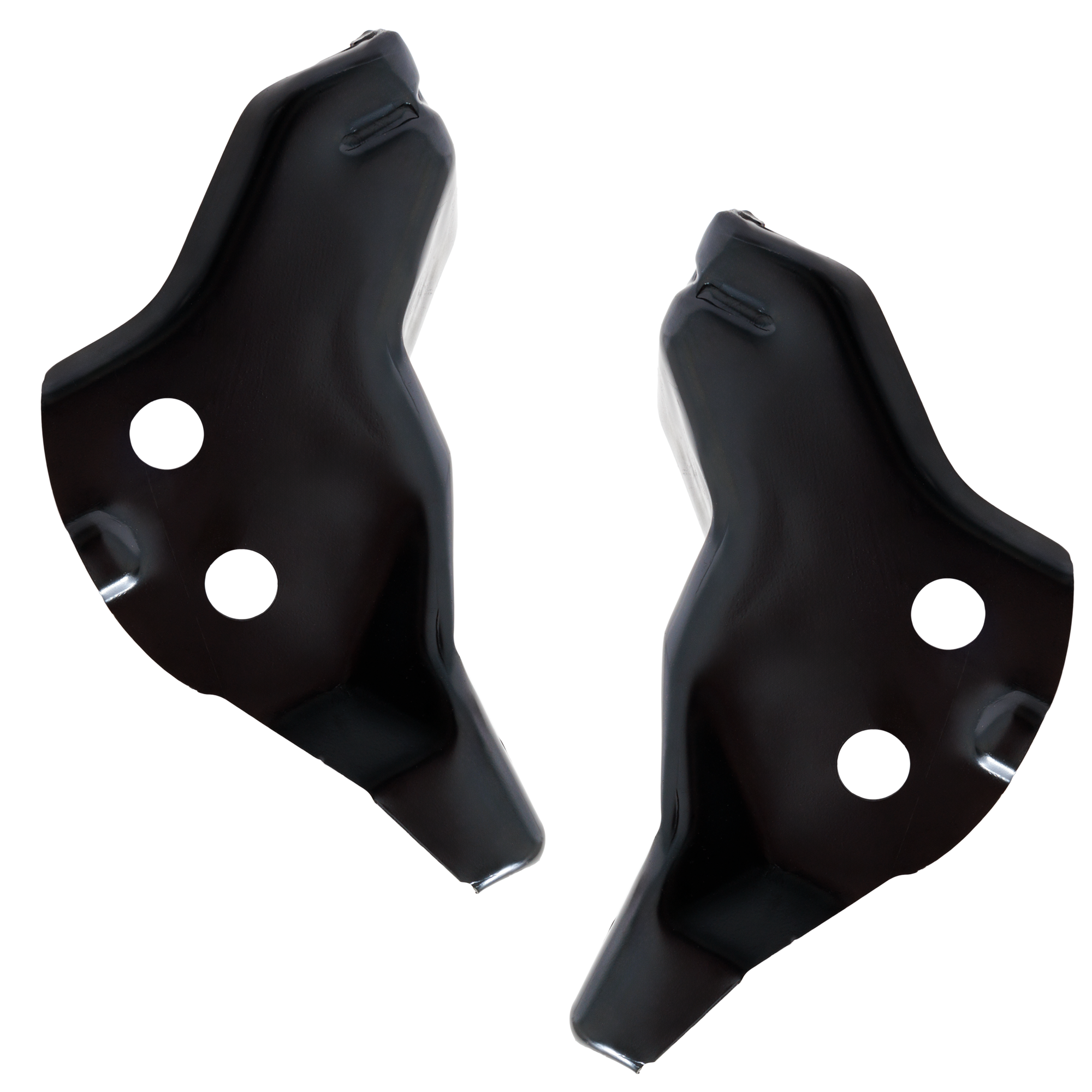 AM ACCENT 12-17 FRONT FENDER SUPPORT RH AND LH Fender Bracket Steel Hatchback Sedan SKU SET RH22370027 Partslink HY1244101 HY1245101 OEM 663171R300-663271R300