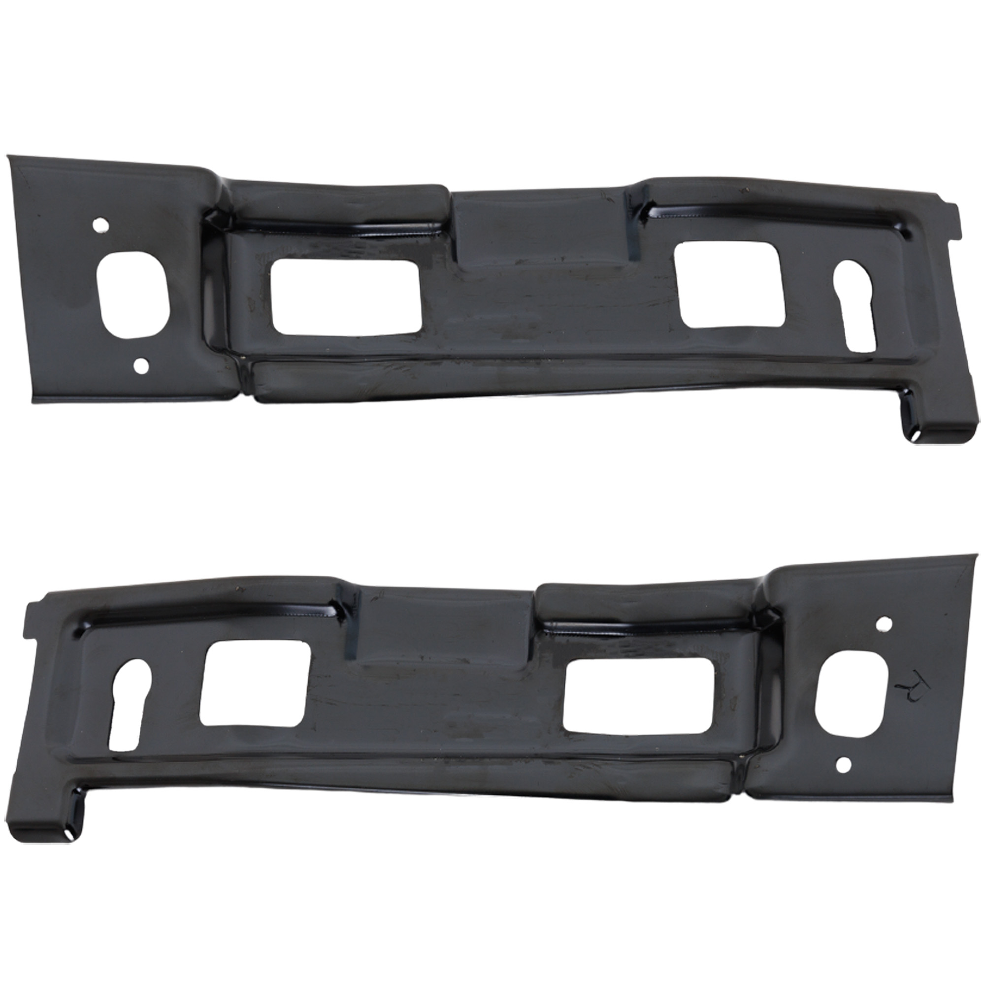 AM SANTA FE 13-16 RADIATOR SUPPORT BRACKET RH AND LH SKU SET RH25270003 Partslink HY1063105 HY1062105 OEM 86574B8000-86573B8000